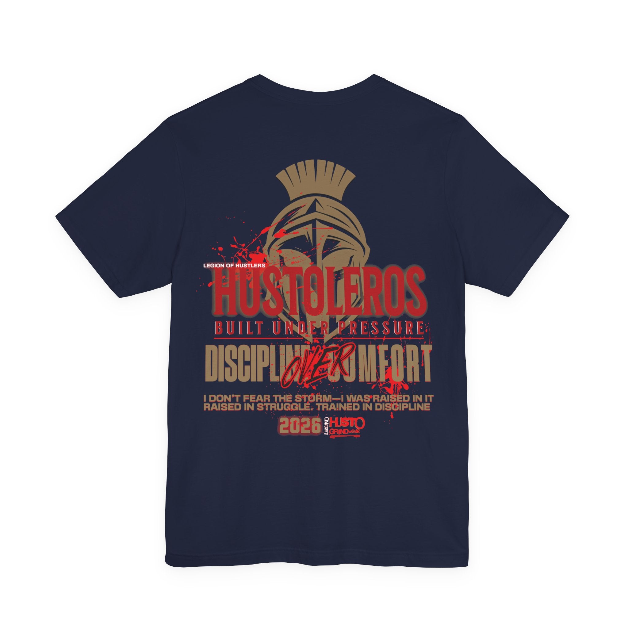 Hustleros "Discipline Over Comfort" Tee