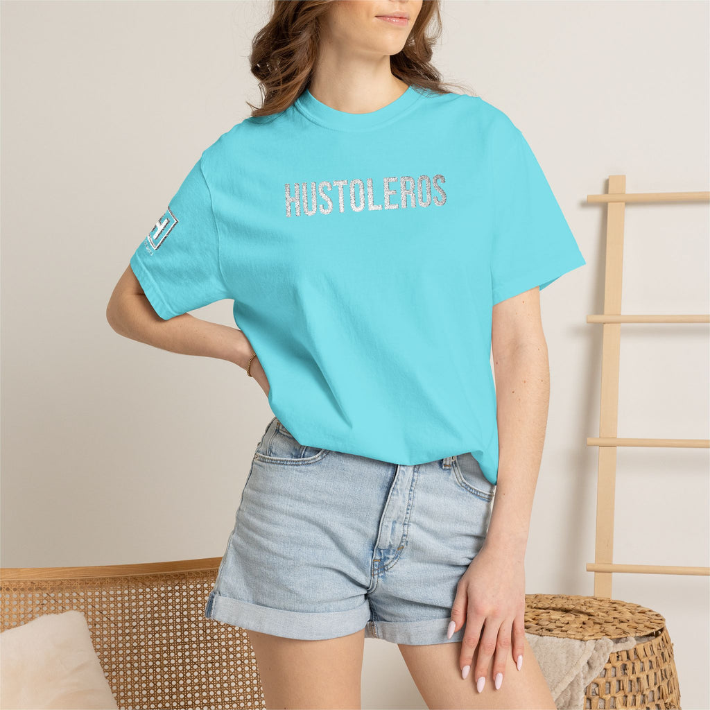 Hustleros Vintage Embroidery Tee