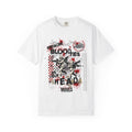 Graphic T-Shirt — 'Blood Ties But Our Head Moves' Punk Grunge Tee