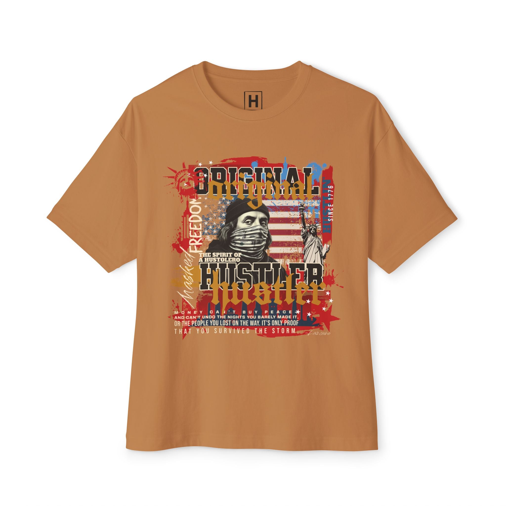 MASKED FREEDOM TEE — EVERY HUSTLER’S ORIGIN