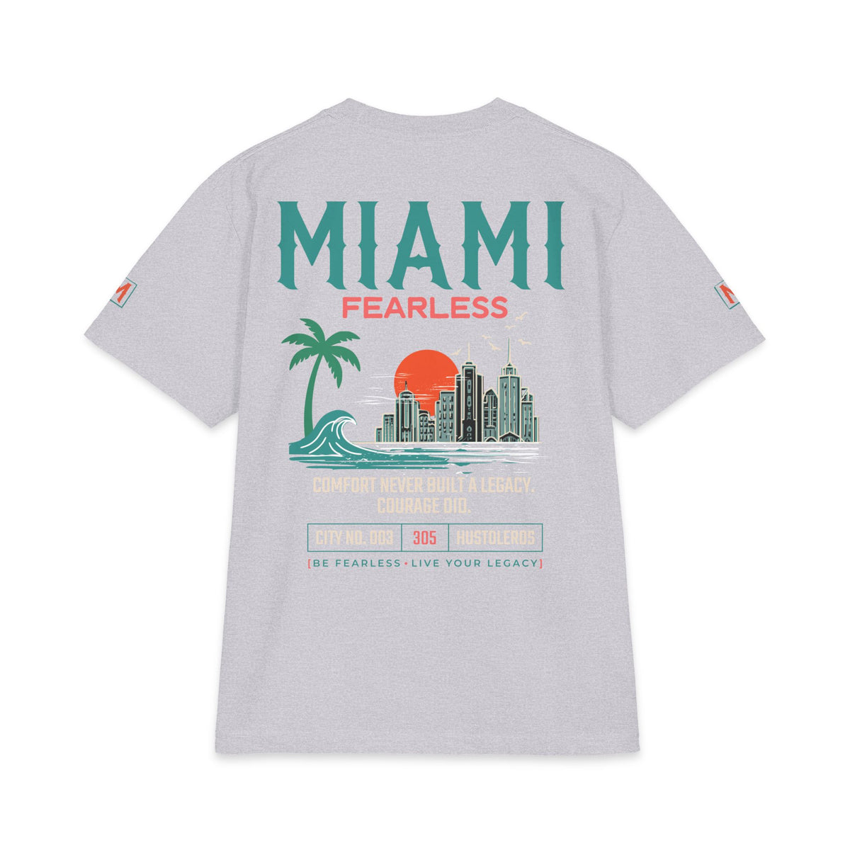 Hustoleros City Series No. 003 – Miami "Fearless" Tee