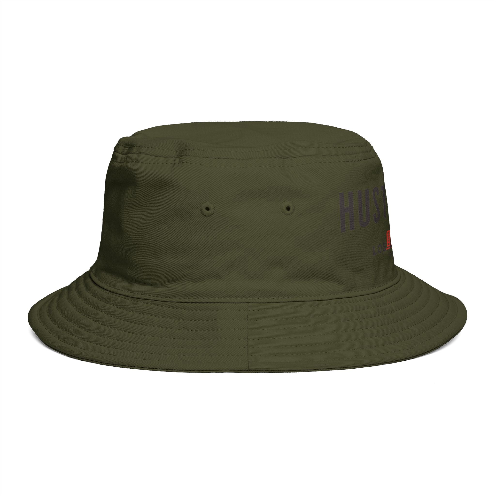 Hustoleros Los Angeles Bucket Hat — Vintage Streetwear Sun Hat