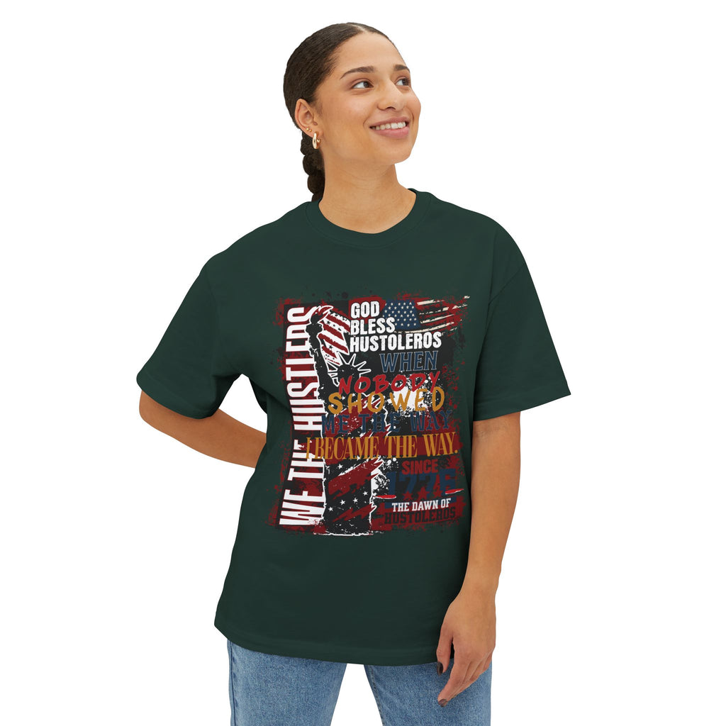 God Bless Hustlers – “We The Hustlers” Oversized Boxy Tee