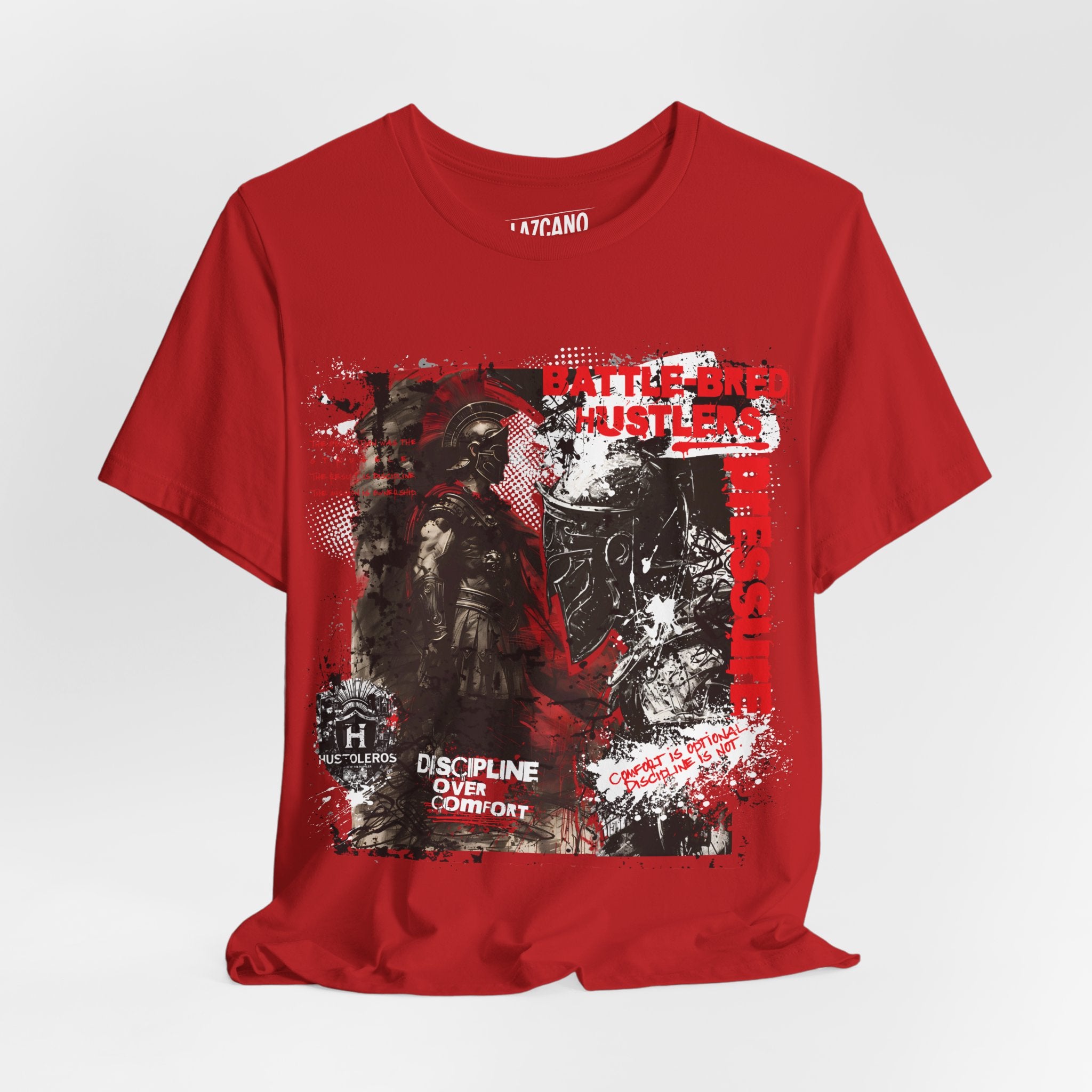 Discipline Over Comfort Tee: Hustoleros Edition – Battle-Bred Hustlers