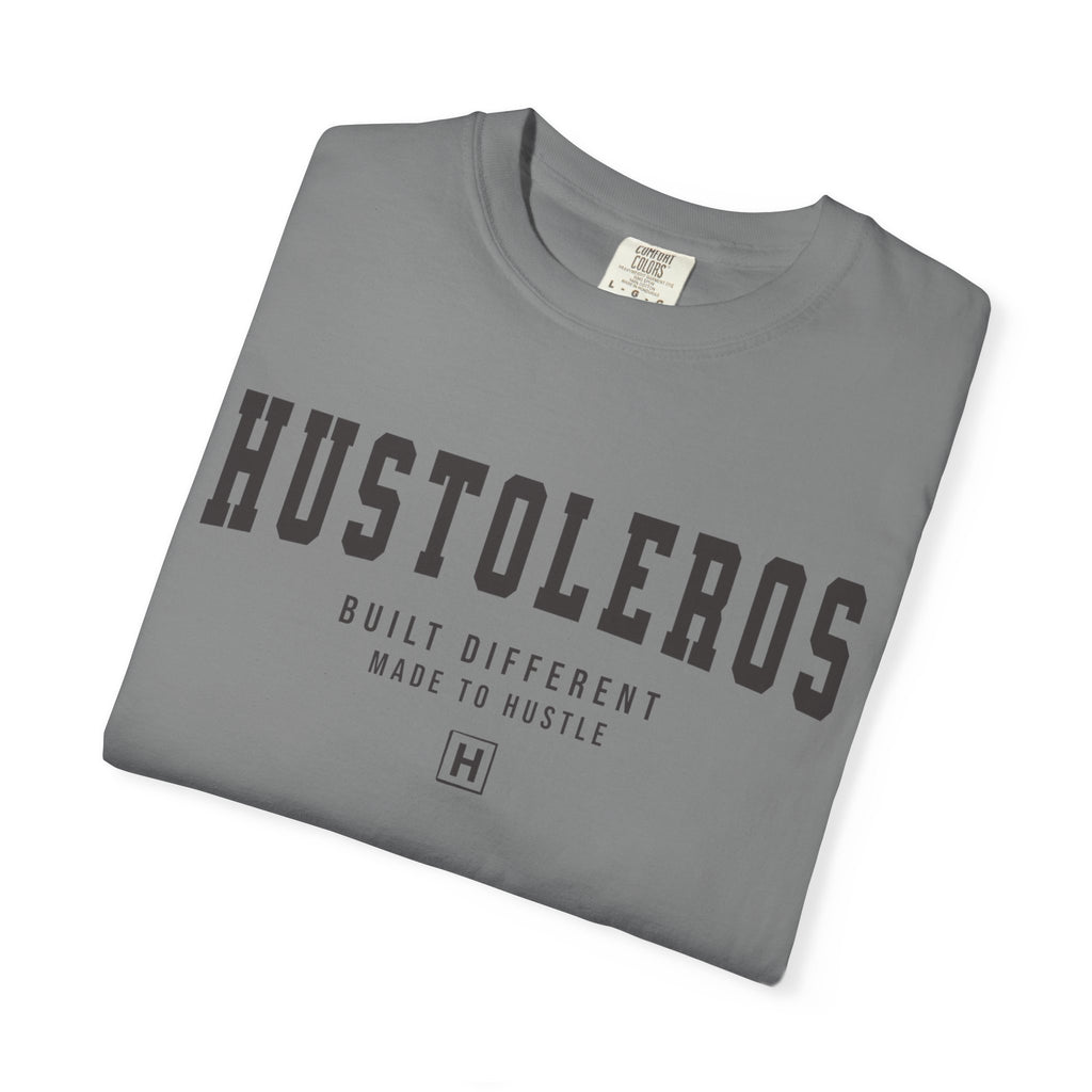 Hustoleros Graphic T-Shirt – 'Built Different, Made to Hustle' Casual Tee