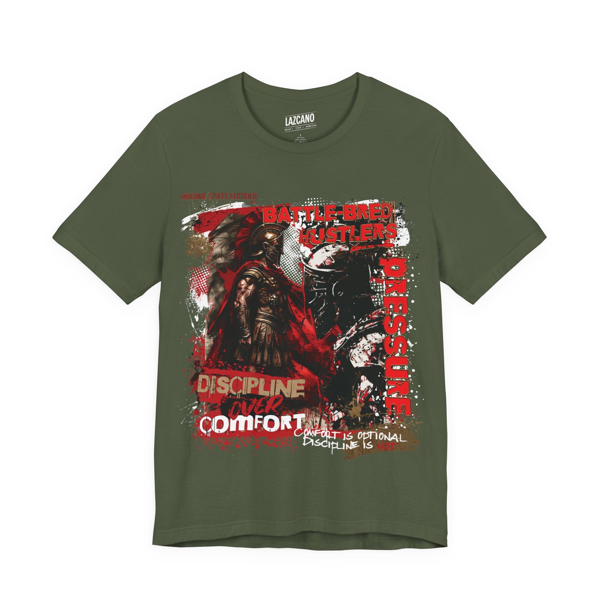 Hustleros "Discipline Over Comfort" Tee