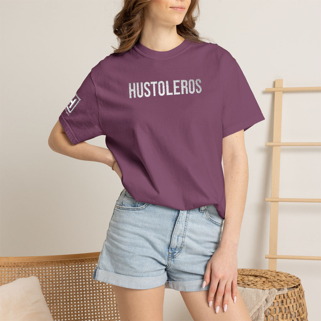 Hustleros Vintage Embroidery Tee