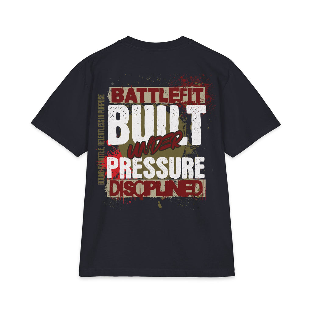 Built Under Pressure Graphic T-Shirt — "Built Under Pressure" Military-Inspired Discipline Tee