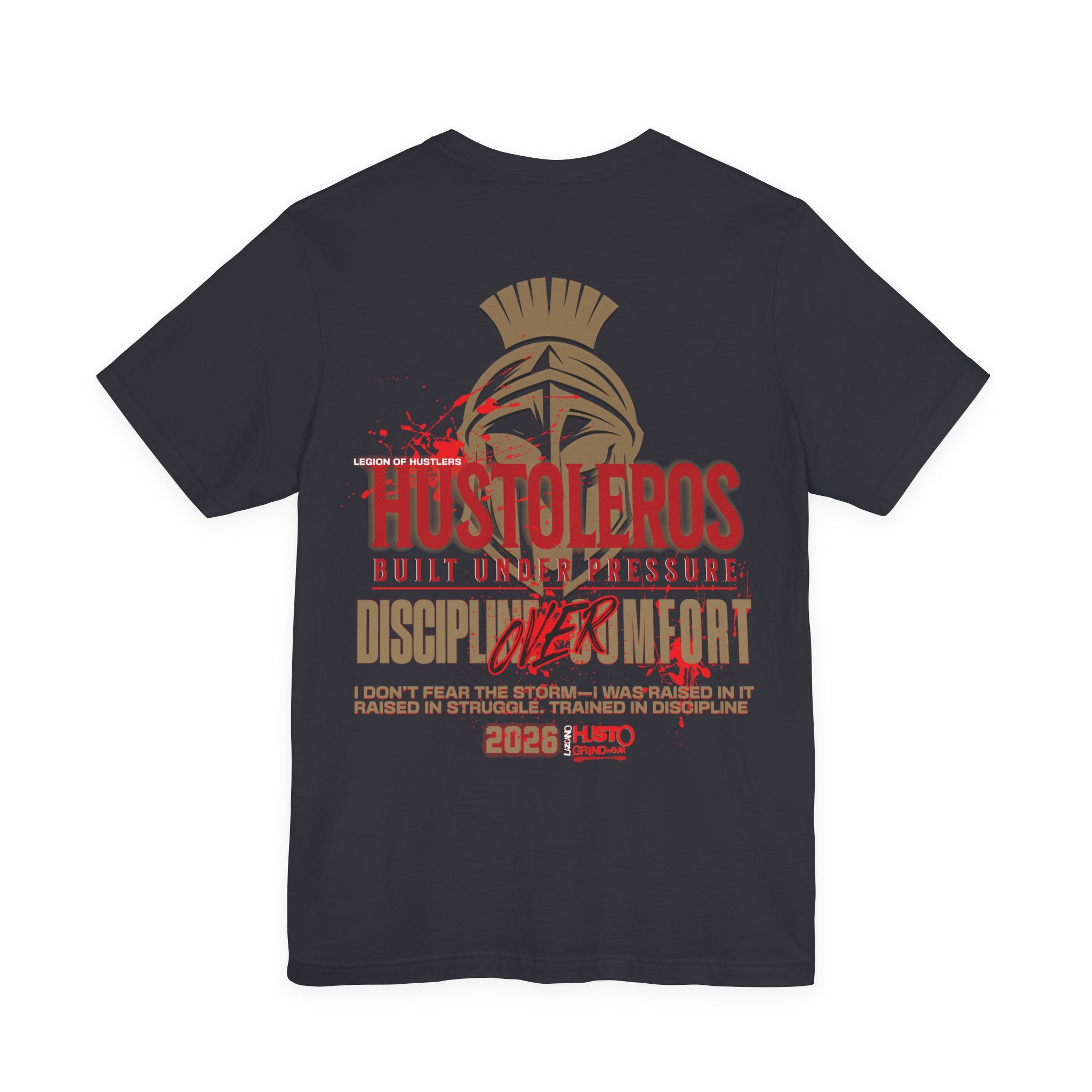 Hustleros "Discipline Over Comfort" Tee