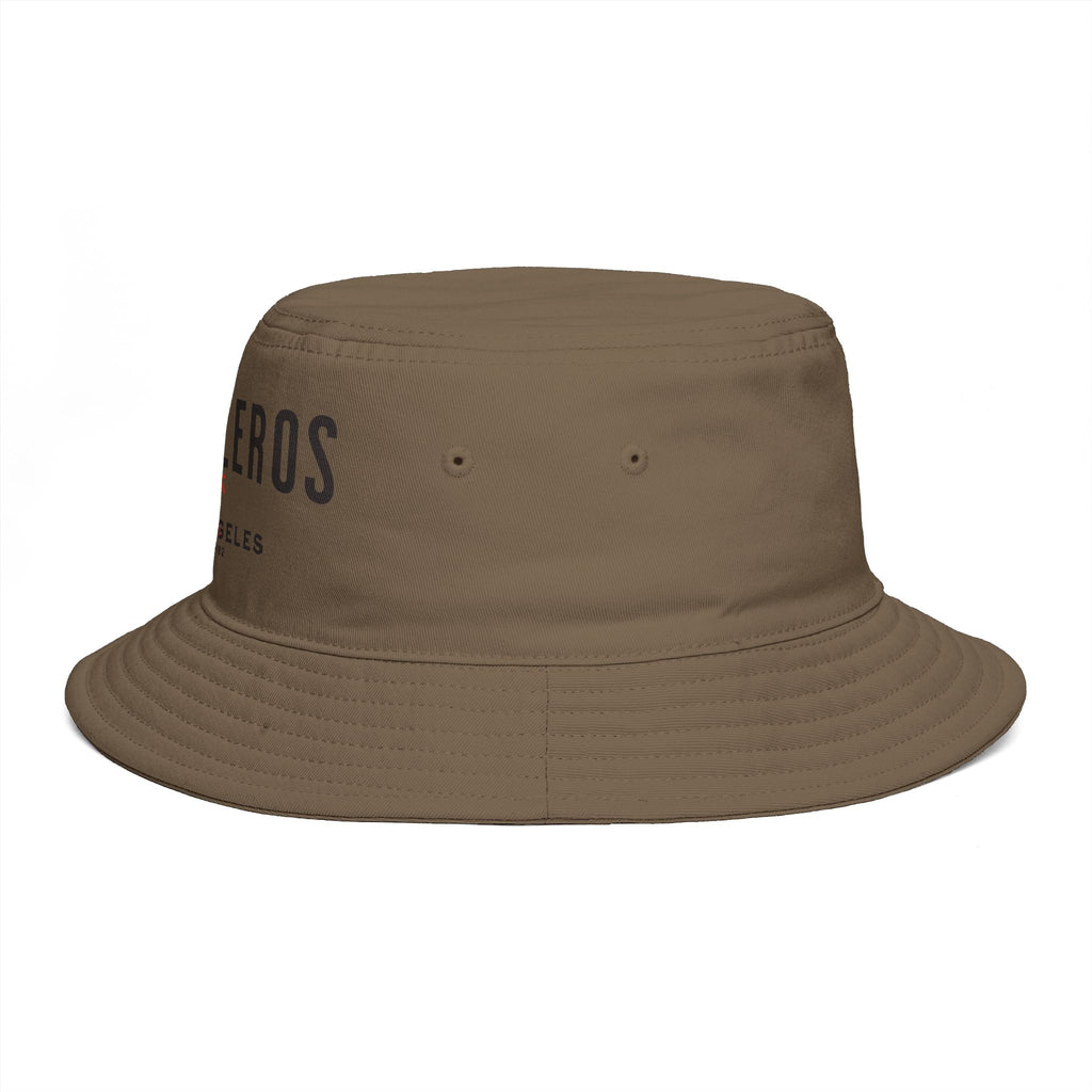 Hustoleros Los Angeles Bucket Hat — Vintage Streetwear Sun Hat