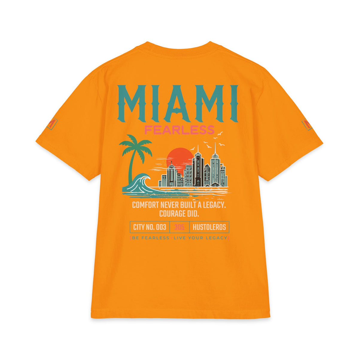 Hustoleros City Series No. 003 – Miami "Fearless" Tee