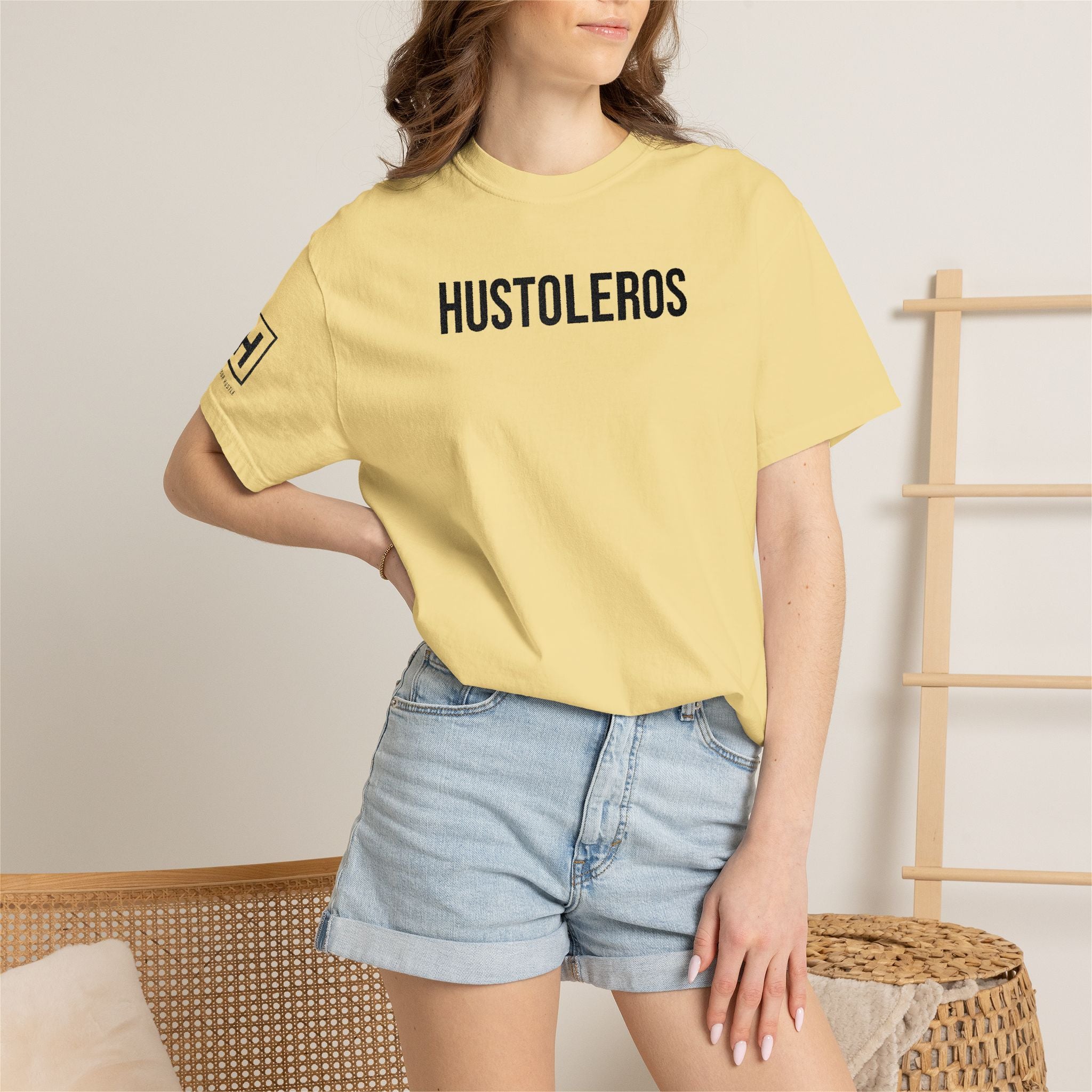 Hustleros Wear Your Hustle Embroidery Tee
