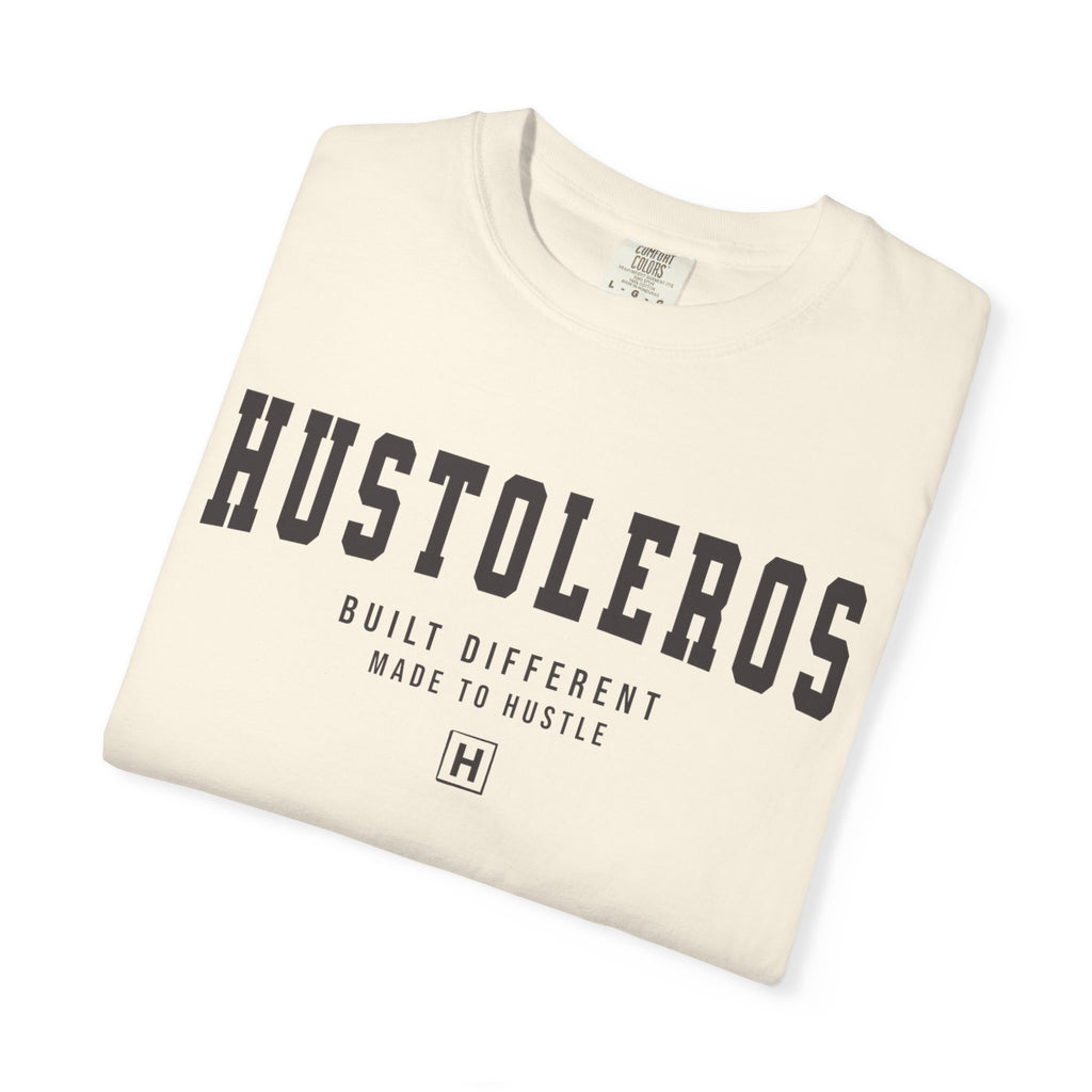 Hustoleros Graphic T-Shirt – 'Built Different, Made to Hustle' Casual Tee