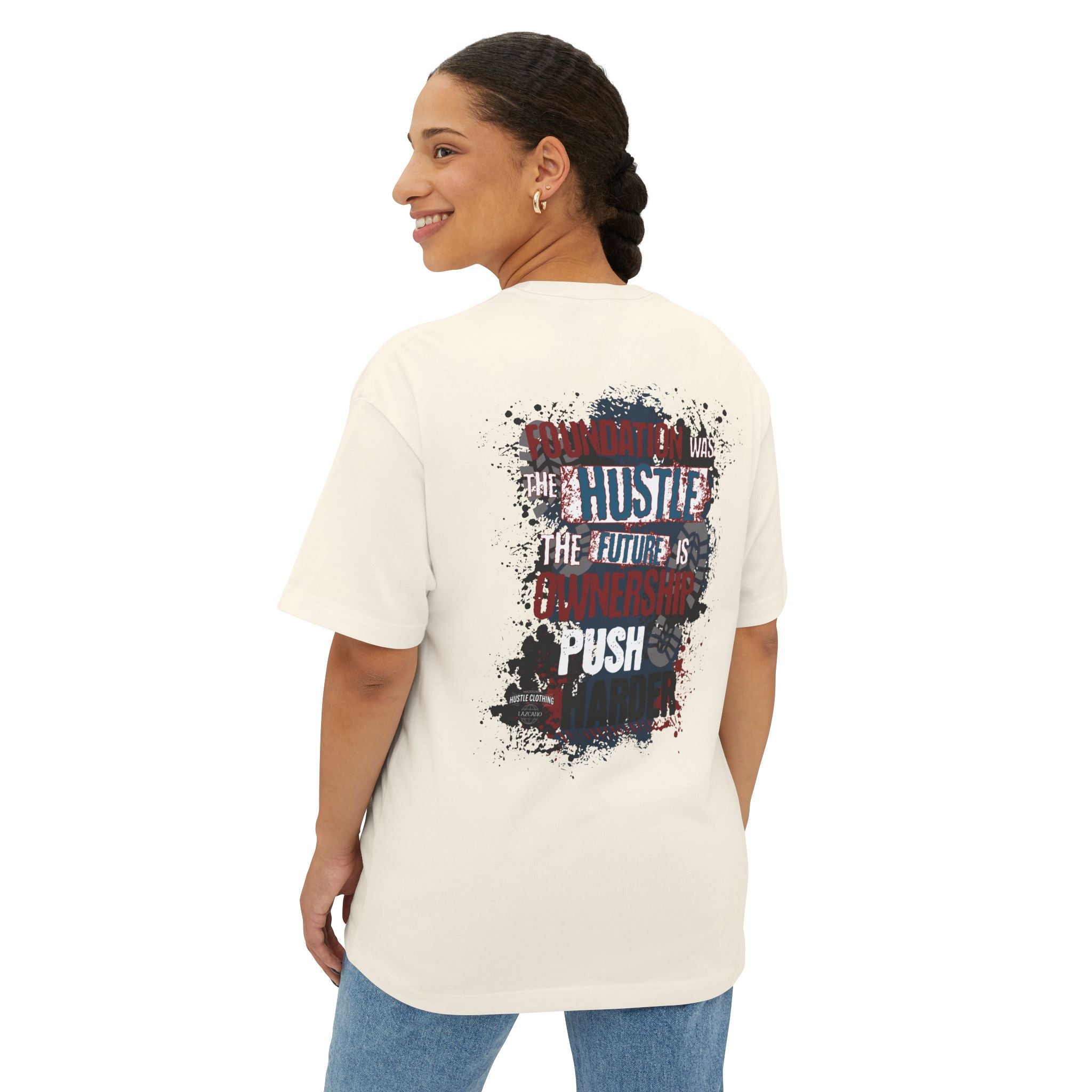 God Bless Hustlers – “We The Hustlers” Oversized Boxy Tee