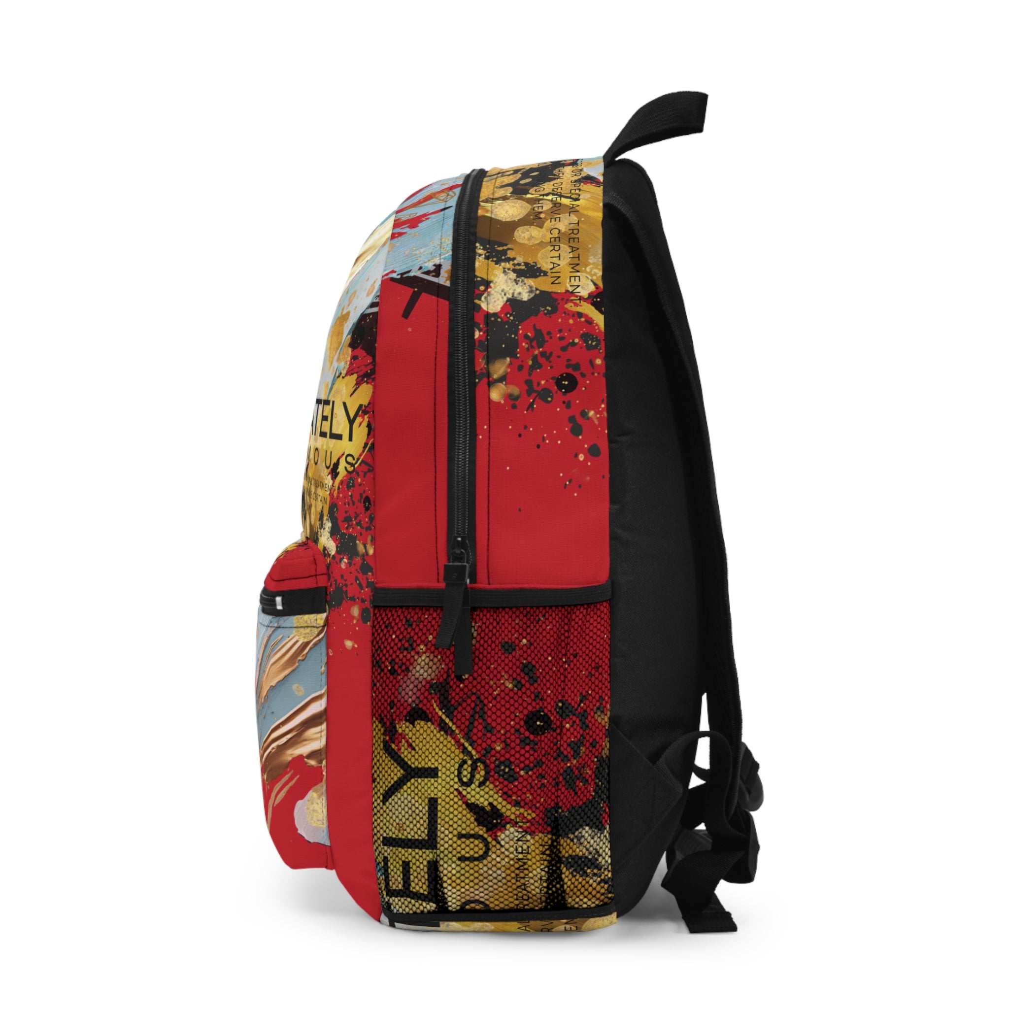 Entitled – Because I Earned It Backpack (Red)
