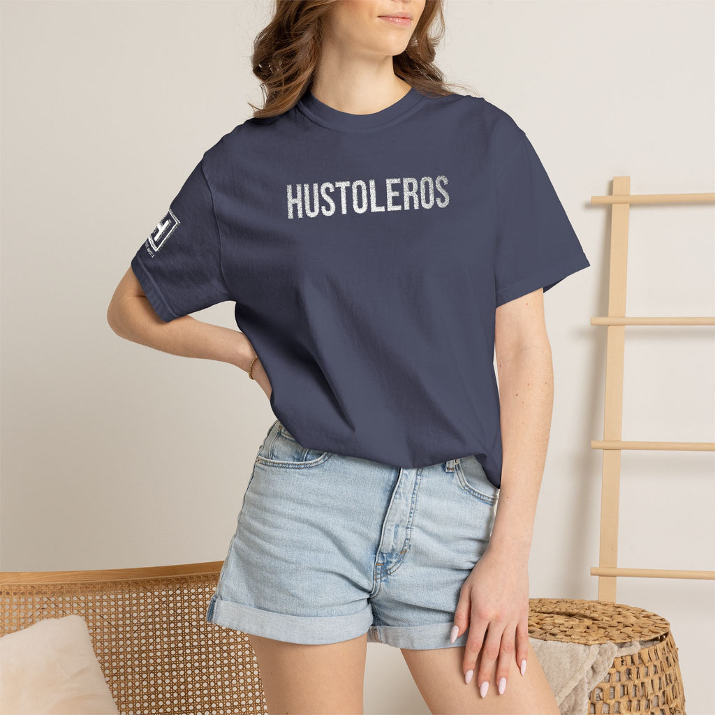 Hustleros Vintage Embroidery Tee