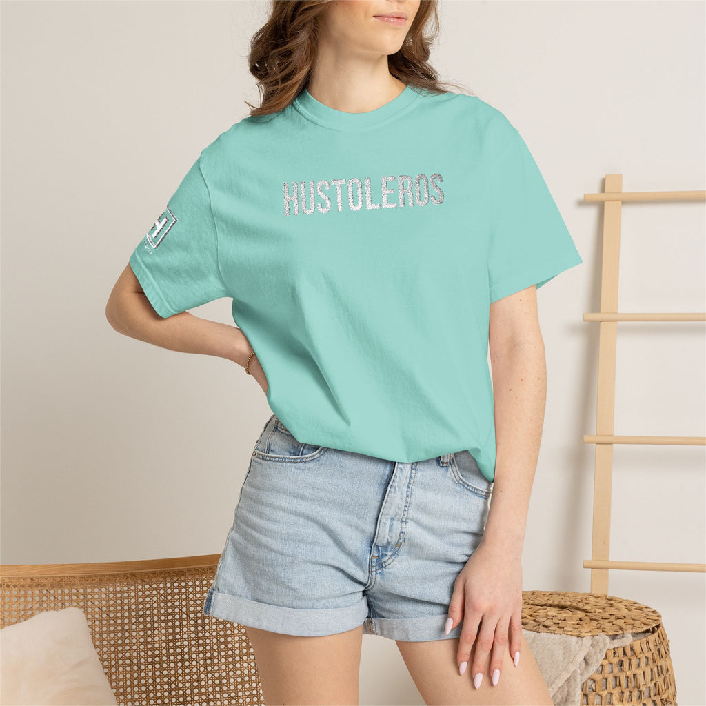 Hustleros Vintage Embroidery Tee