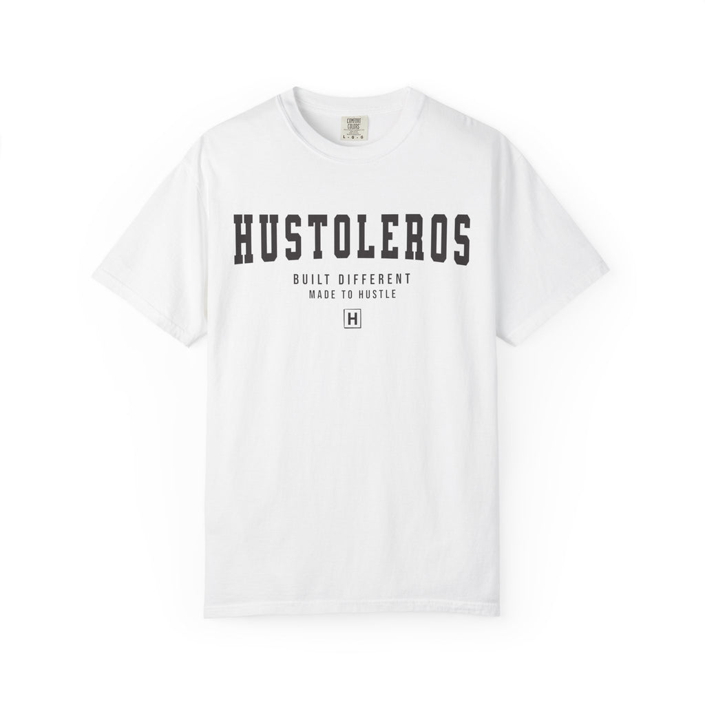 Hustoleros Graphic T-Shirt – 'Built Different, Made to Hustle' Casual Tee