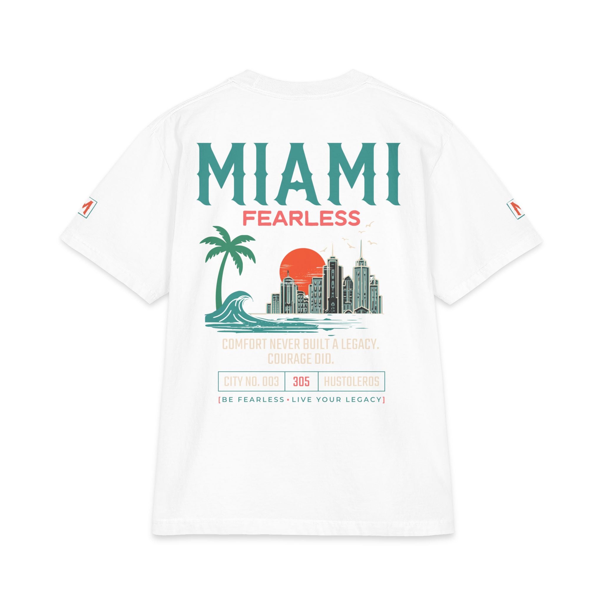 Hustoleros City Series No. 003 – Miami "Fearless" Tee
