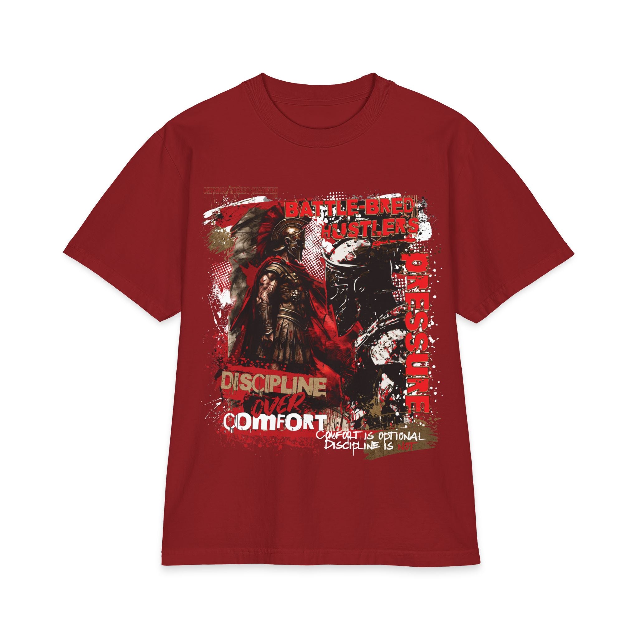 Built Under Pressure Graphic T-Shirt — "Built Under Pressure" Military-Inspired Discipline Tee
