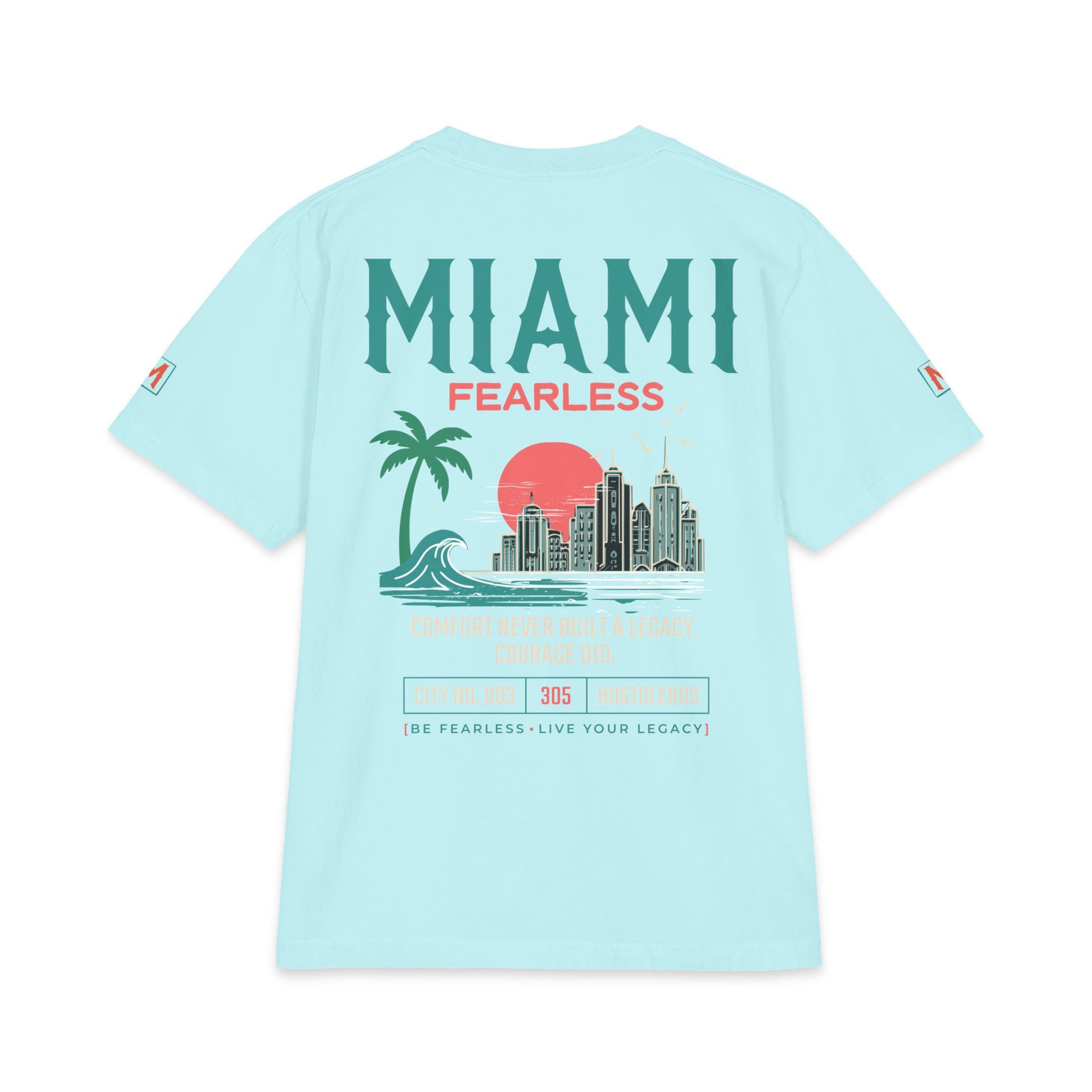 Hustoleros City Series No. 003 – Miami "Fearless" Tee