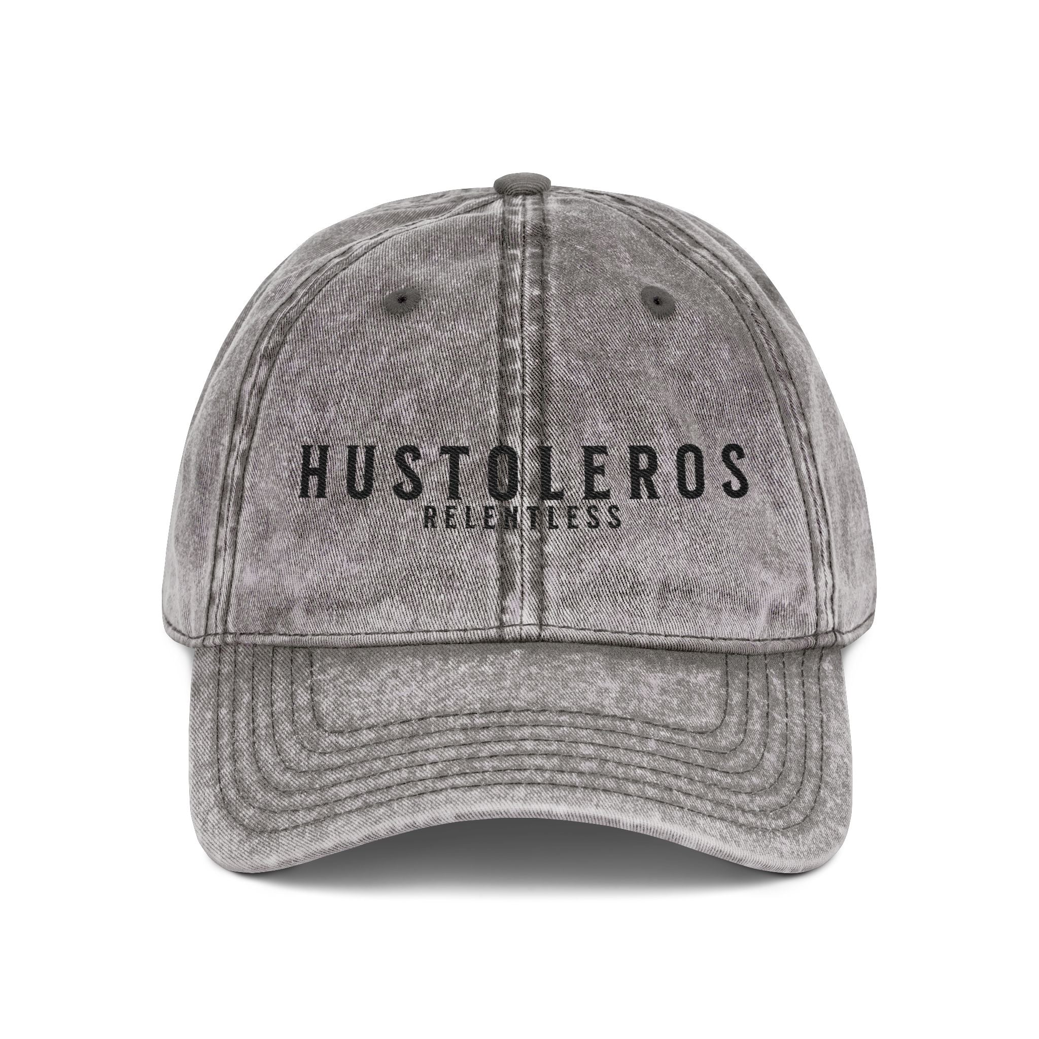 Hustoleros VintageDistressed Embroidered Cap