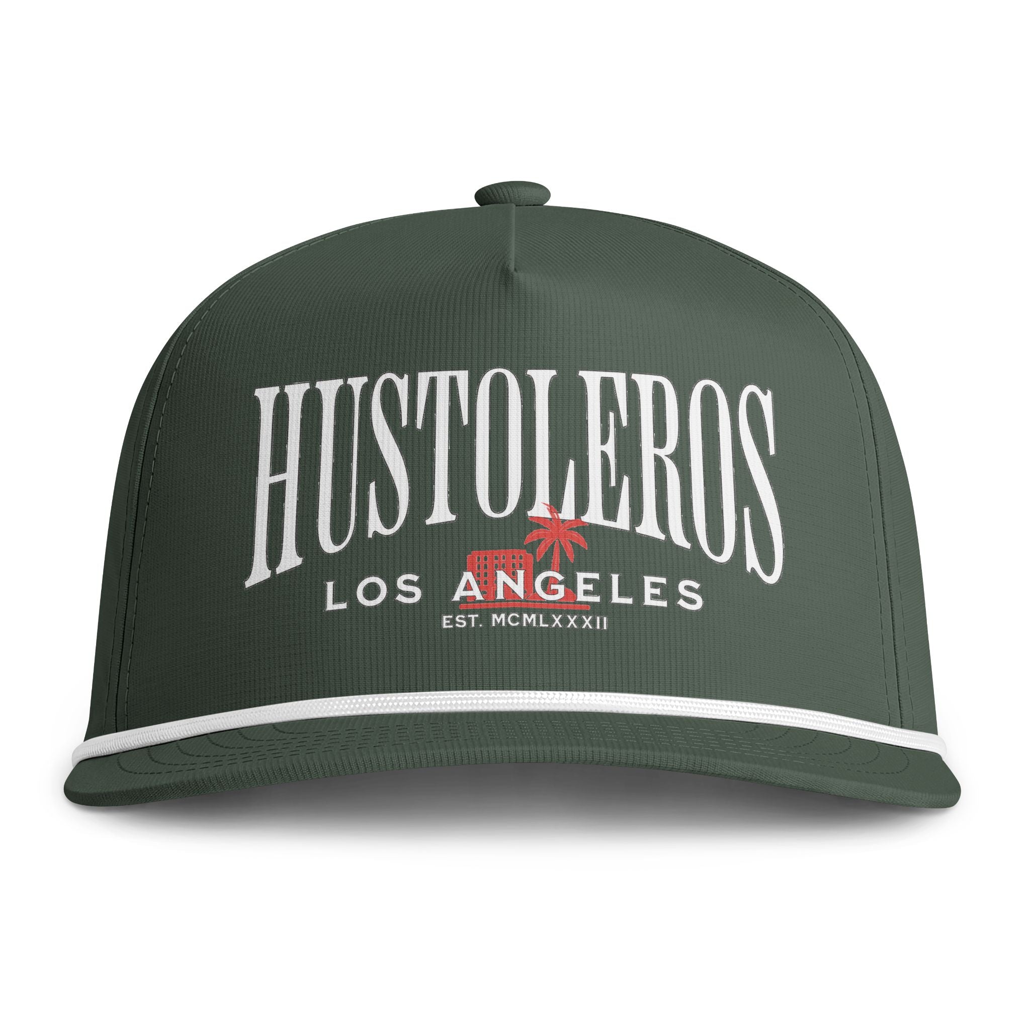 Hustoleros Rope Cap — Los Angeles Sunwashed Embroidered Hat