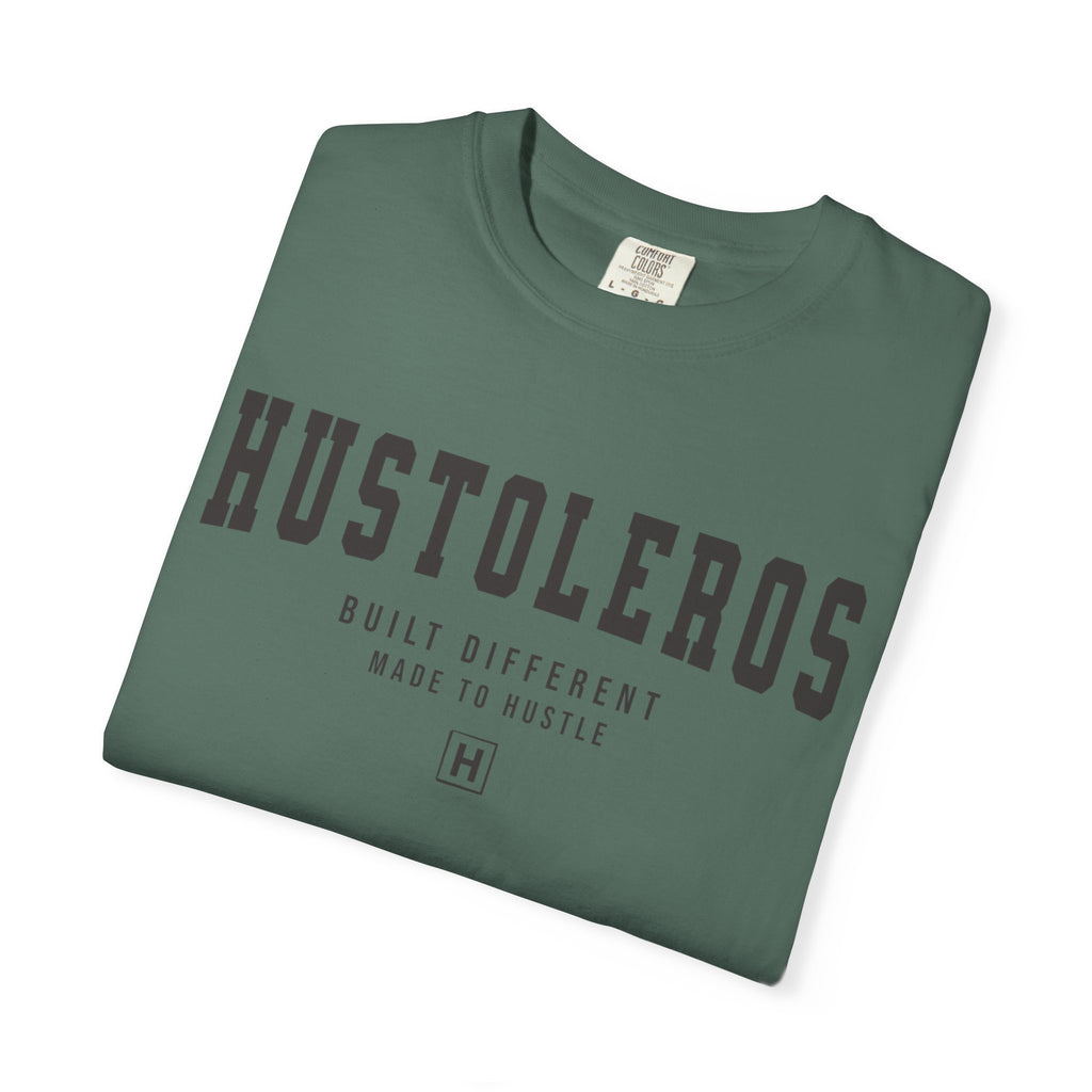 Hustoleros Graphic T-Shirt – 'Built Different, Made to Hustle' Casual Tee