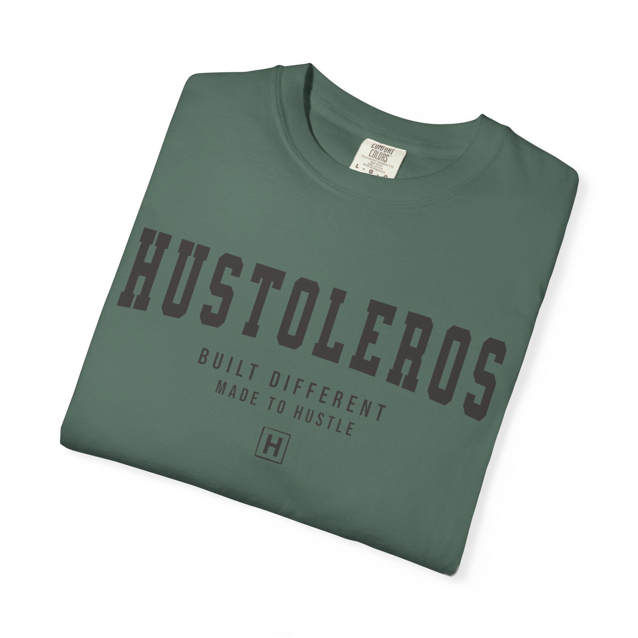 Hustoleros Graphic T-Shirt – 'Built Different, Made to Hustle' Casual Tee