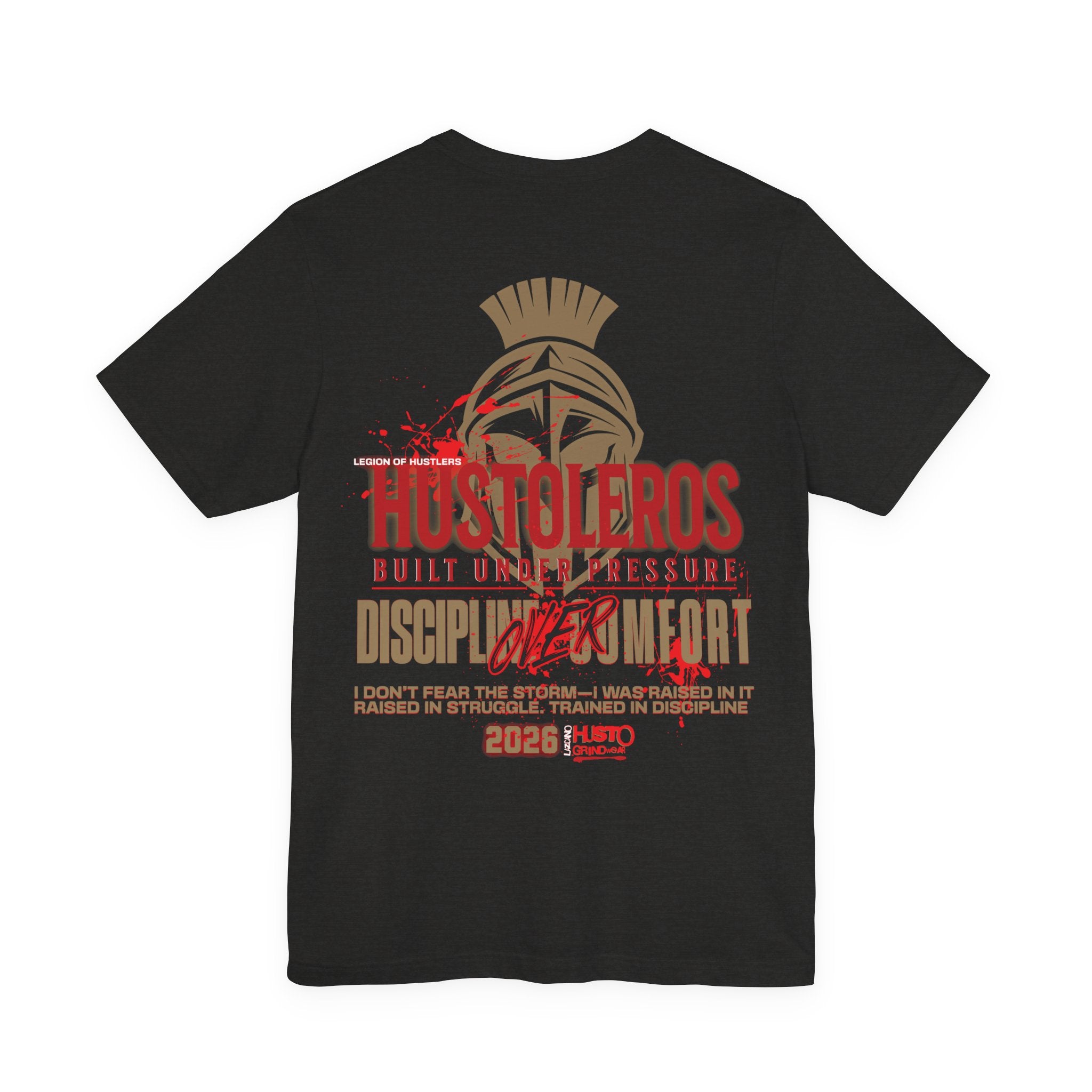 Hustleros "Discipline Over Comfort" Tee