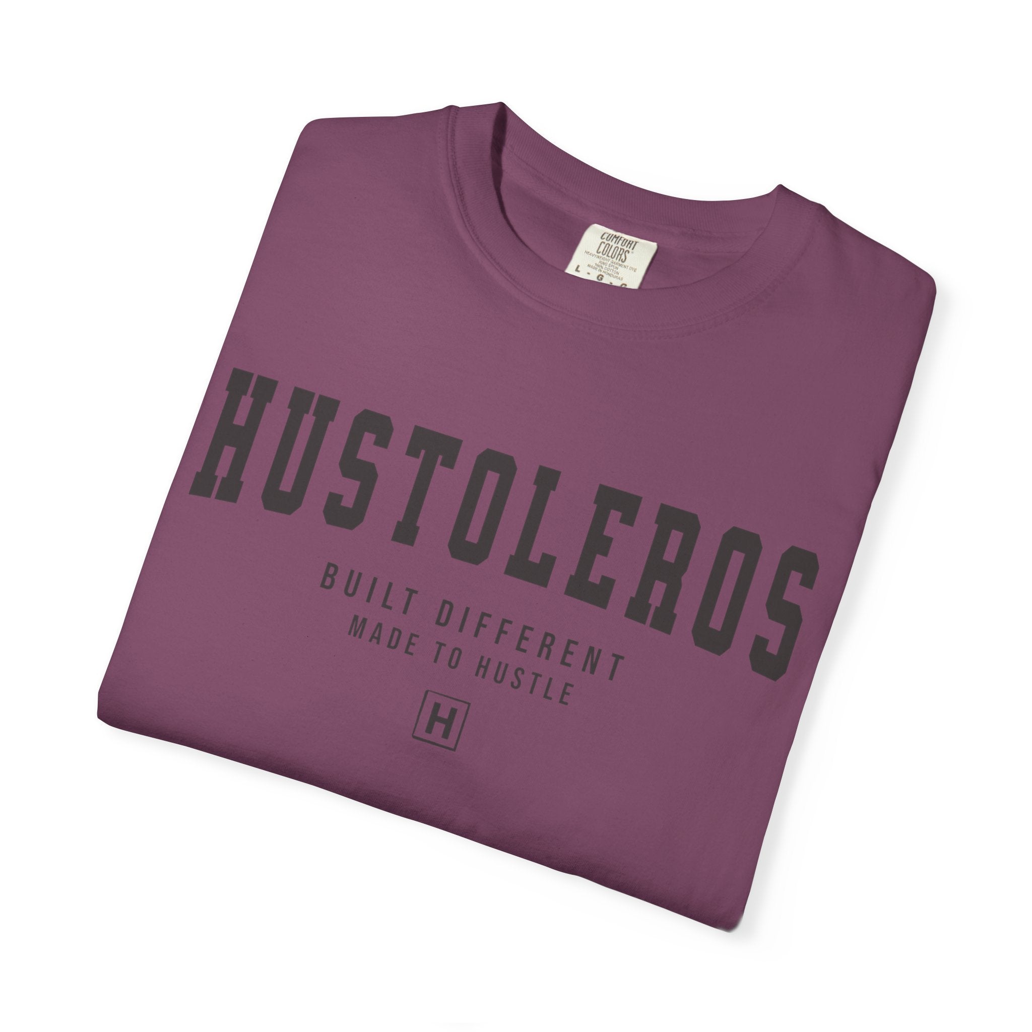 Hustoleros Graphic T-Shirt – 'Built Different, Made to Hustle' Casual Tee