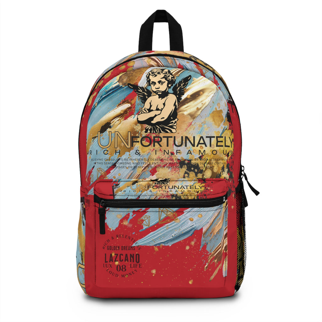 Entitled – Because I Earned It Backpack (Red)