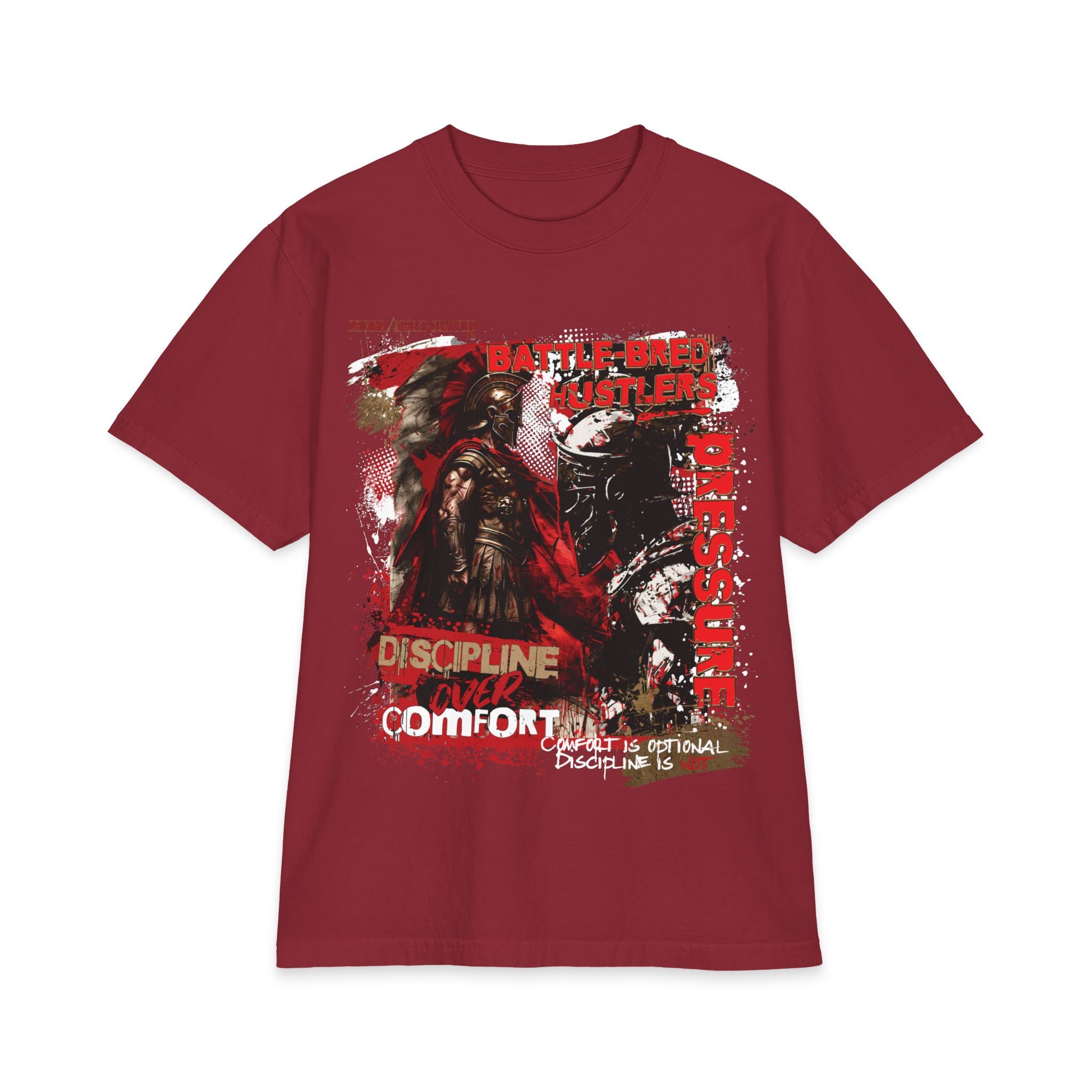Built Under Pressure Graphic T-Shirt — "Built Under Pressure" Military-Inspired Discipline Tee