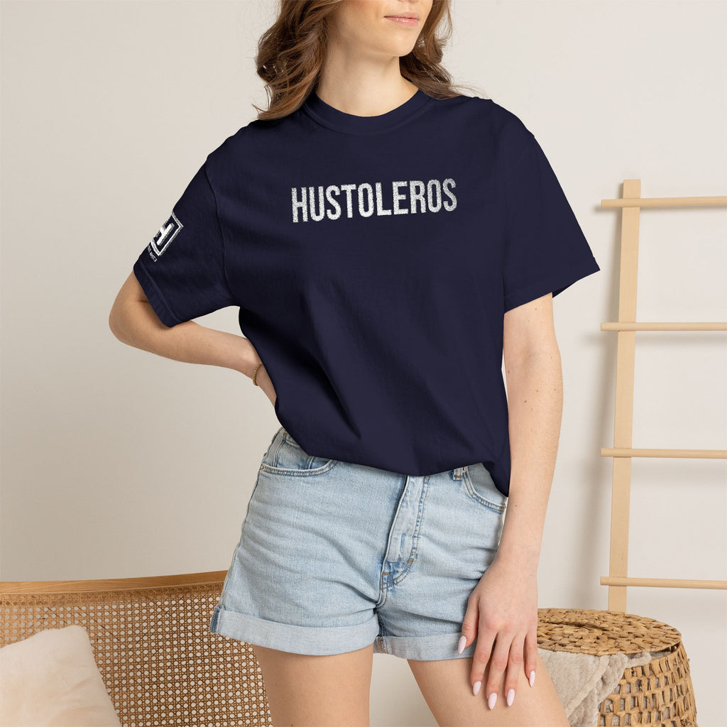 Hustleros Vintage Embroidery Tee
