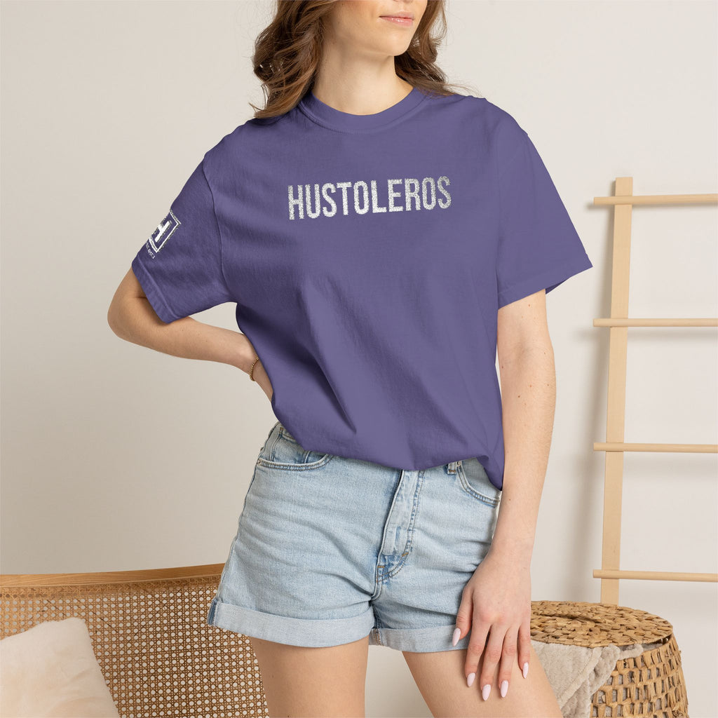 Hustleros Vintage Embroidery Tee