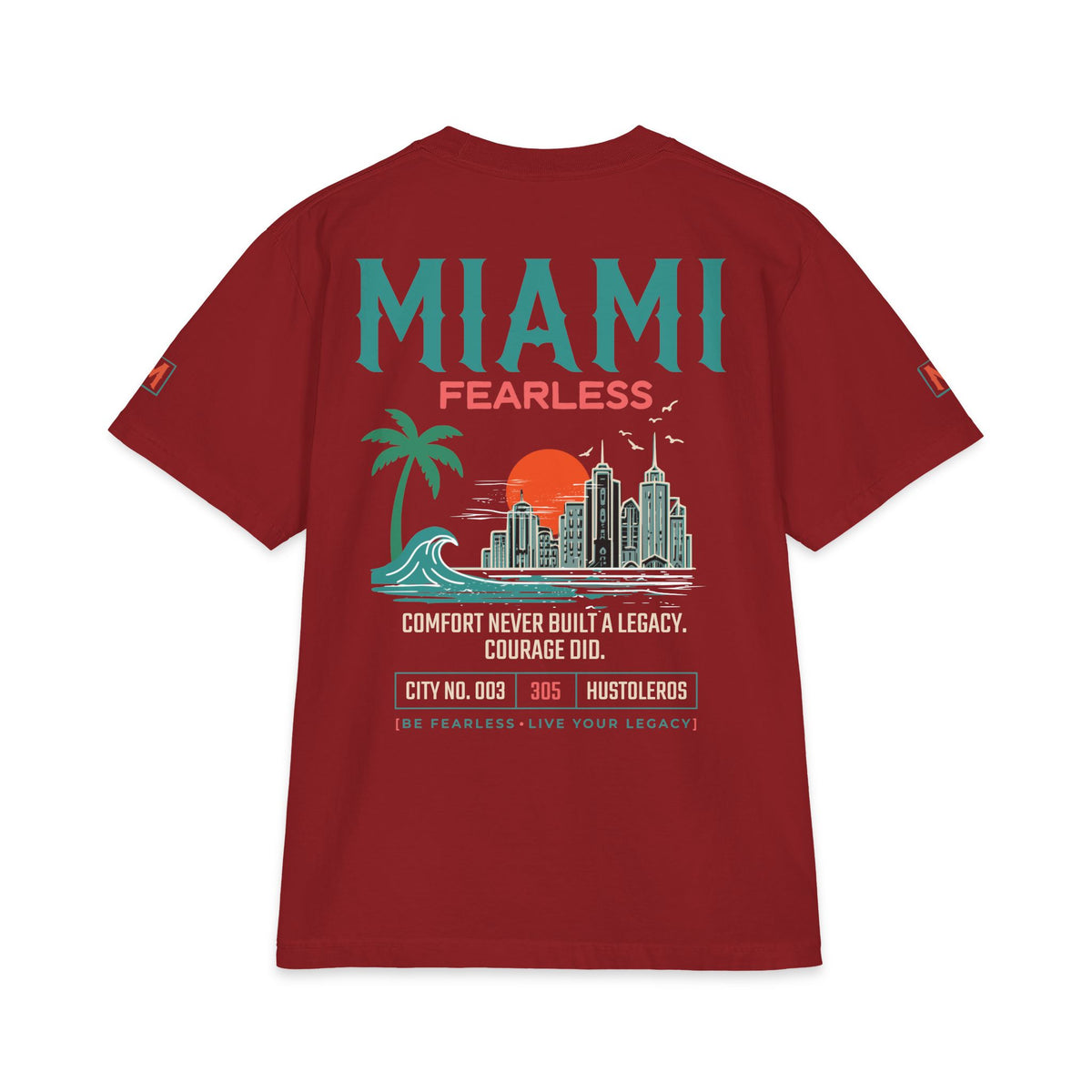 Hustoleros City Series No. 003 – Miami "Fearless" Tee