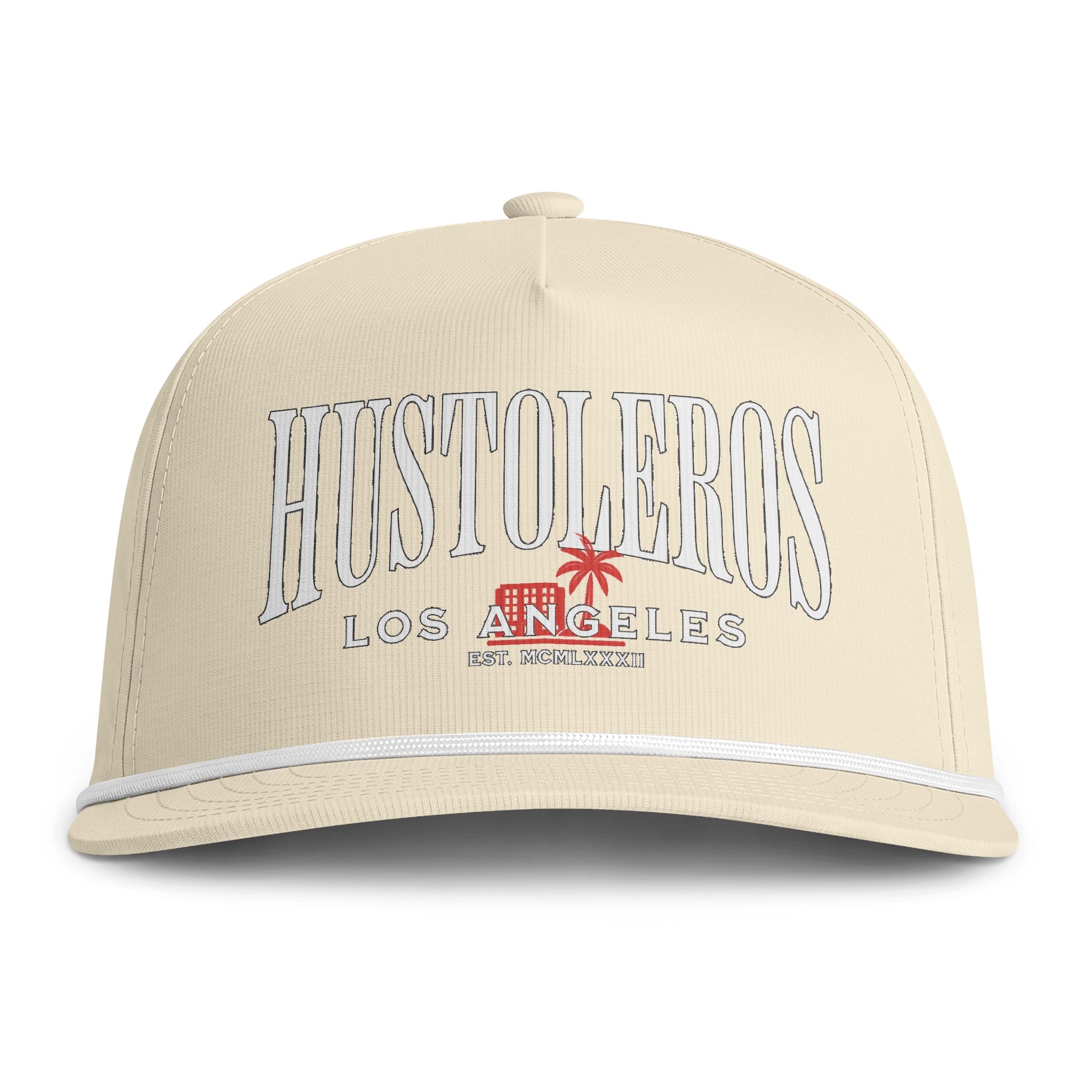Hustoleros Rope Cap — Los Angeles Sunwashed Embroidered Hat