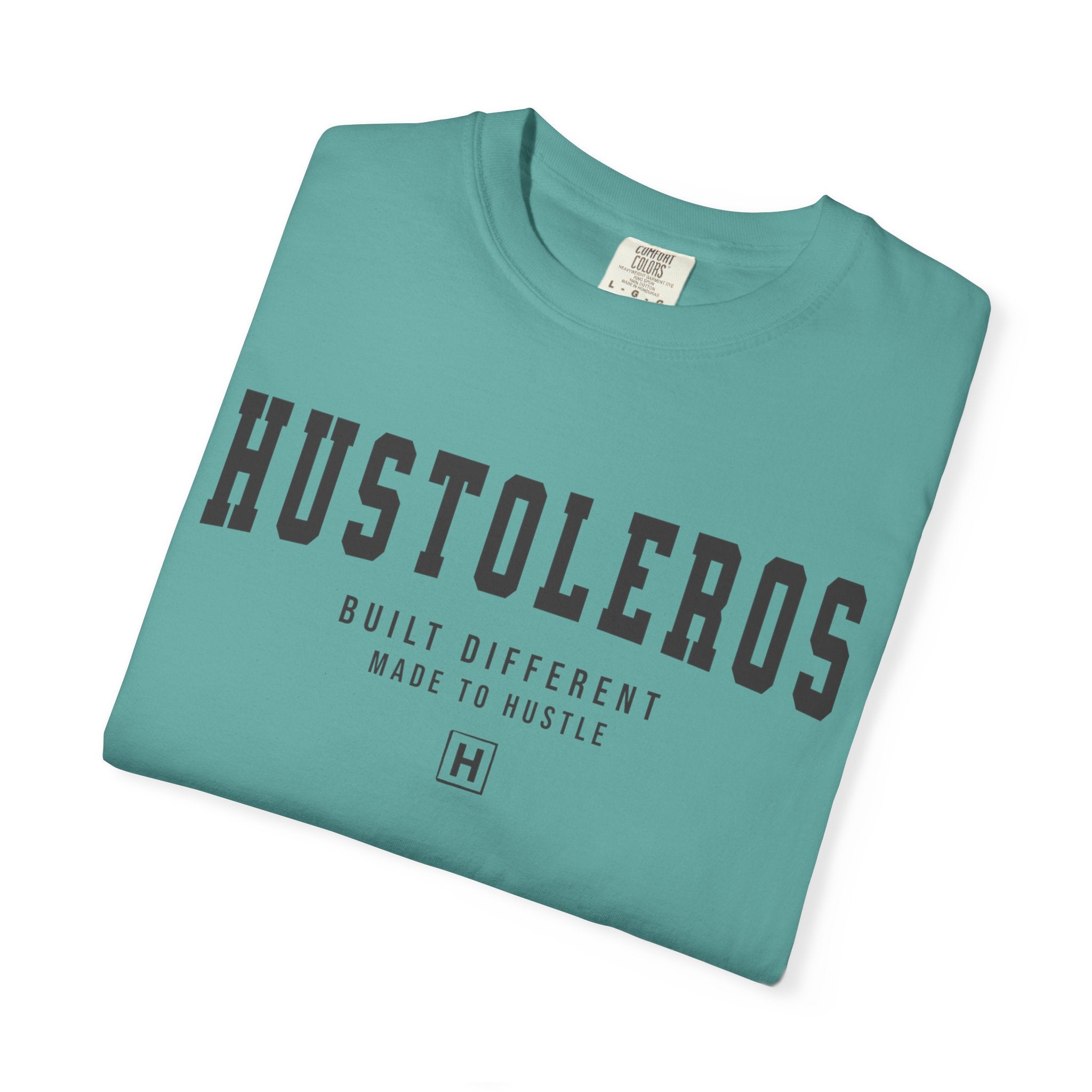 Hustoleros Graphic T-Shirt – 'Built Different, Made to Hustle' Casual Tee
