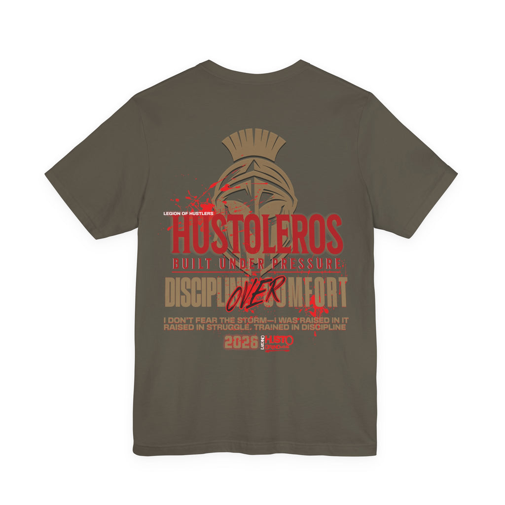 Hustleros "Discipline Over Comfort" Tee