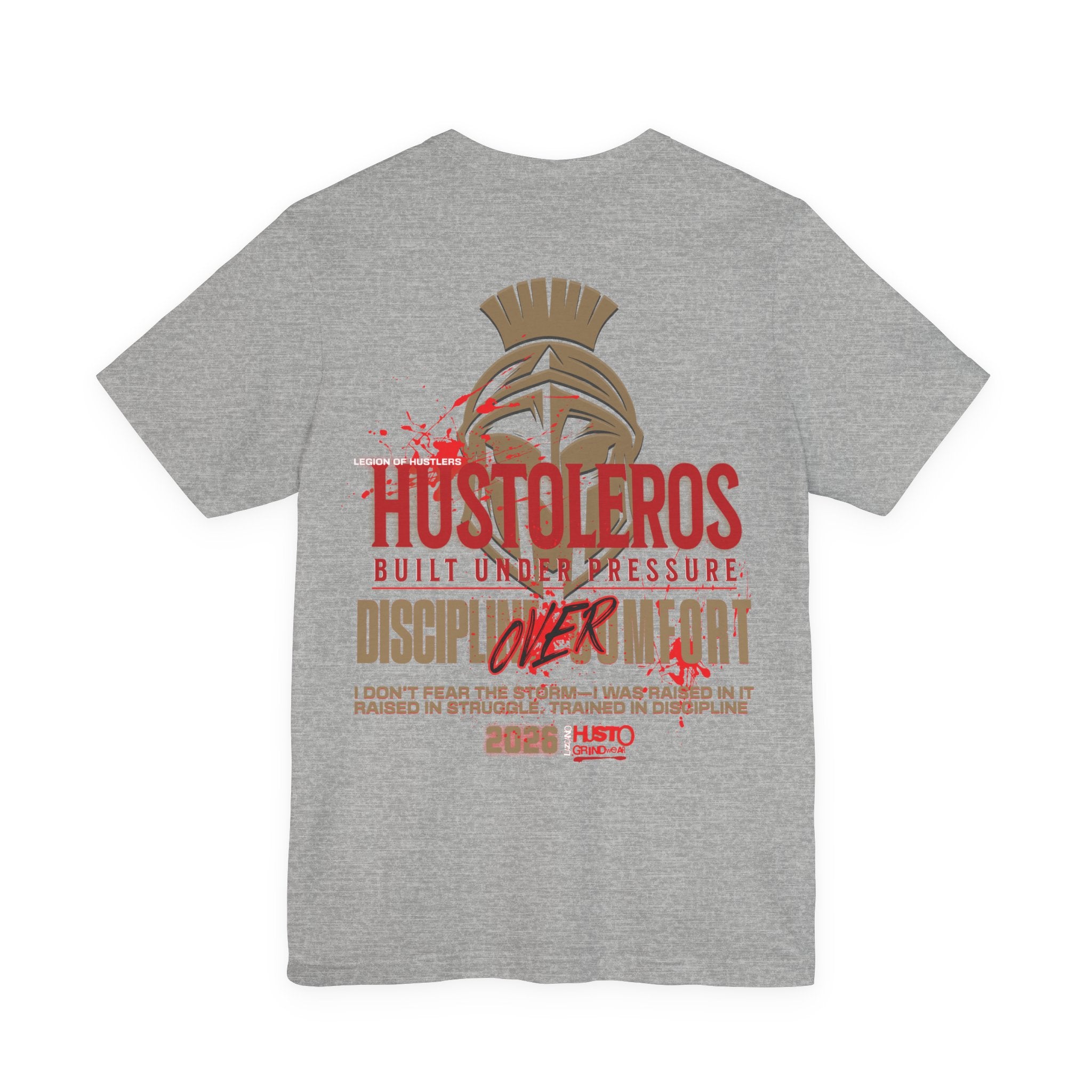Hustleros "Discipline Over Comfort" Tee
