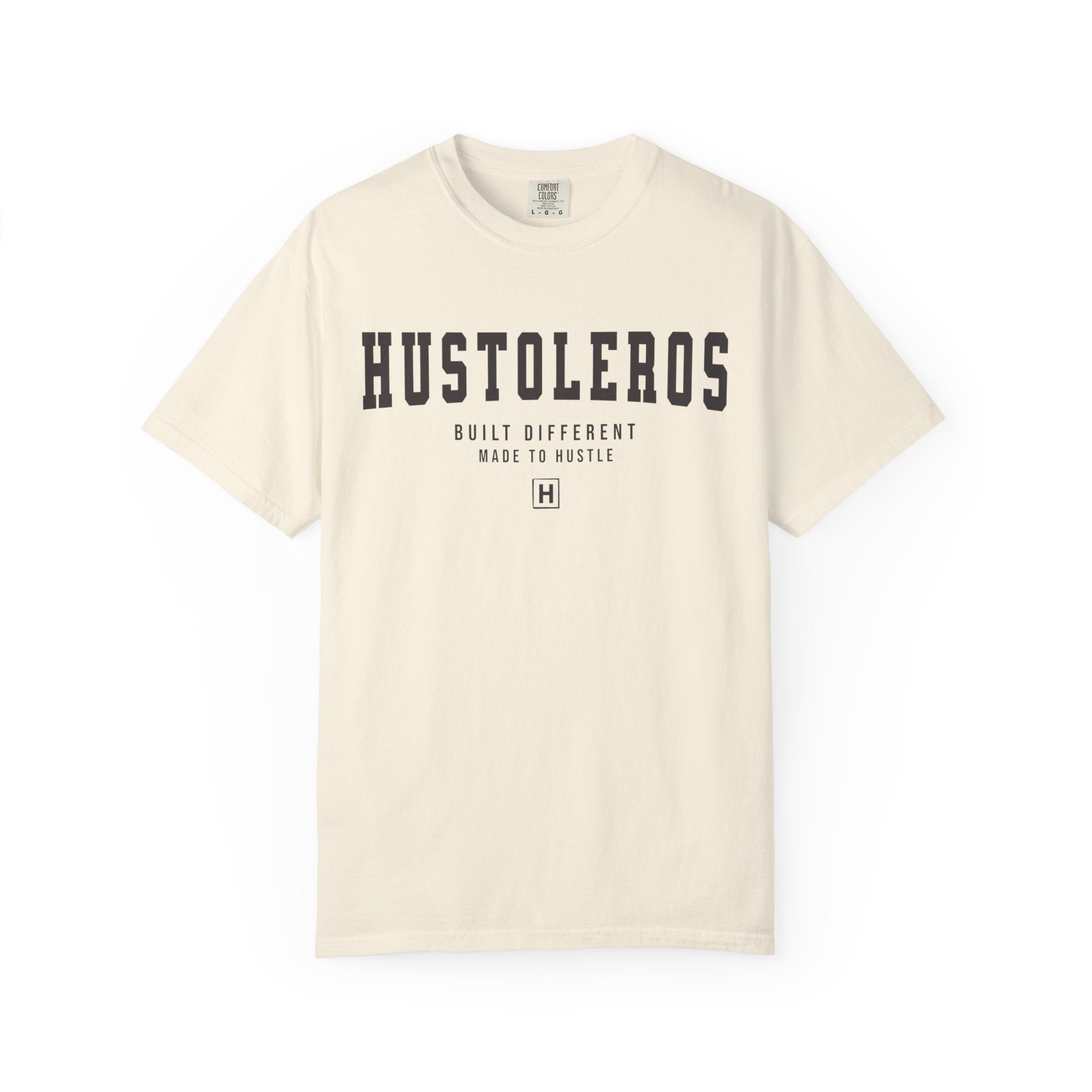Hustoleros Graphic T-Shirt – 'Built Different, Made to Hustle' Casual Tee