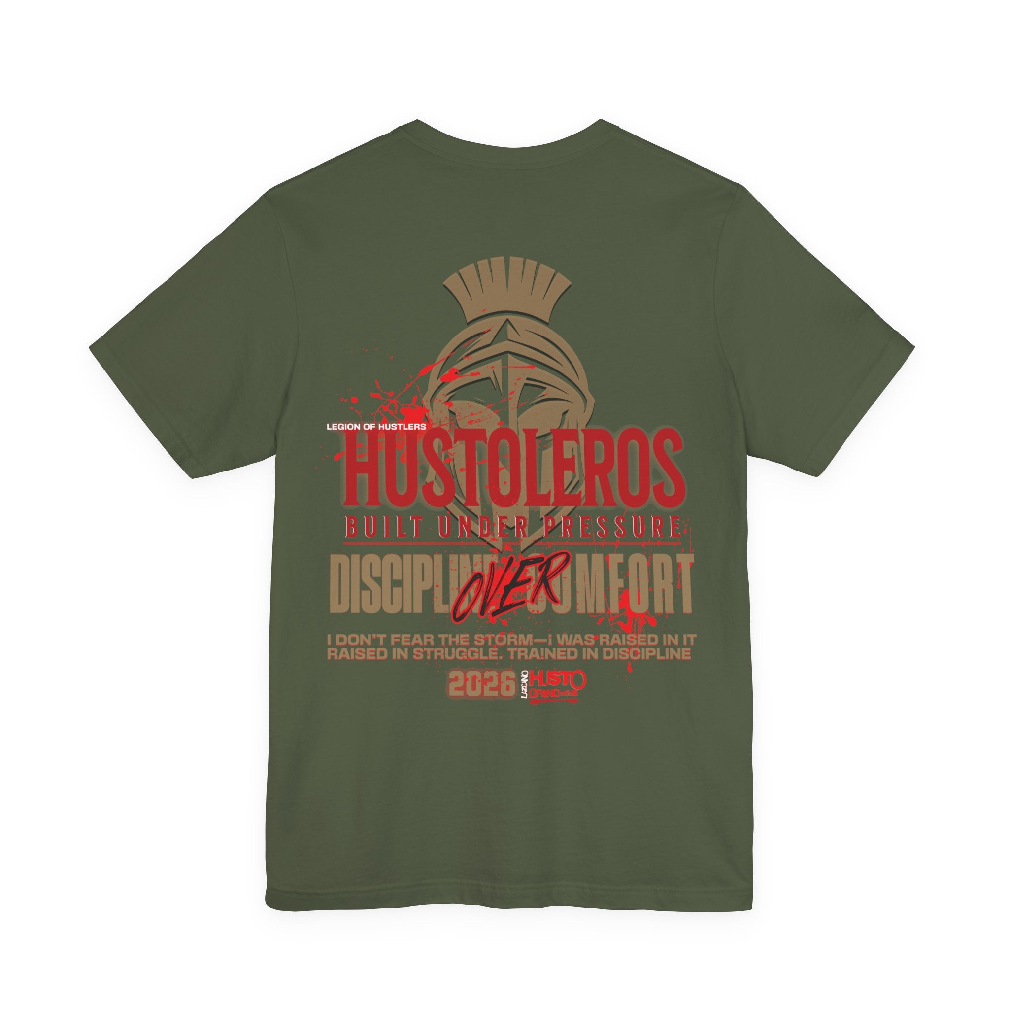 Hustleros "Discipline Over Comfort" Tee