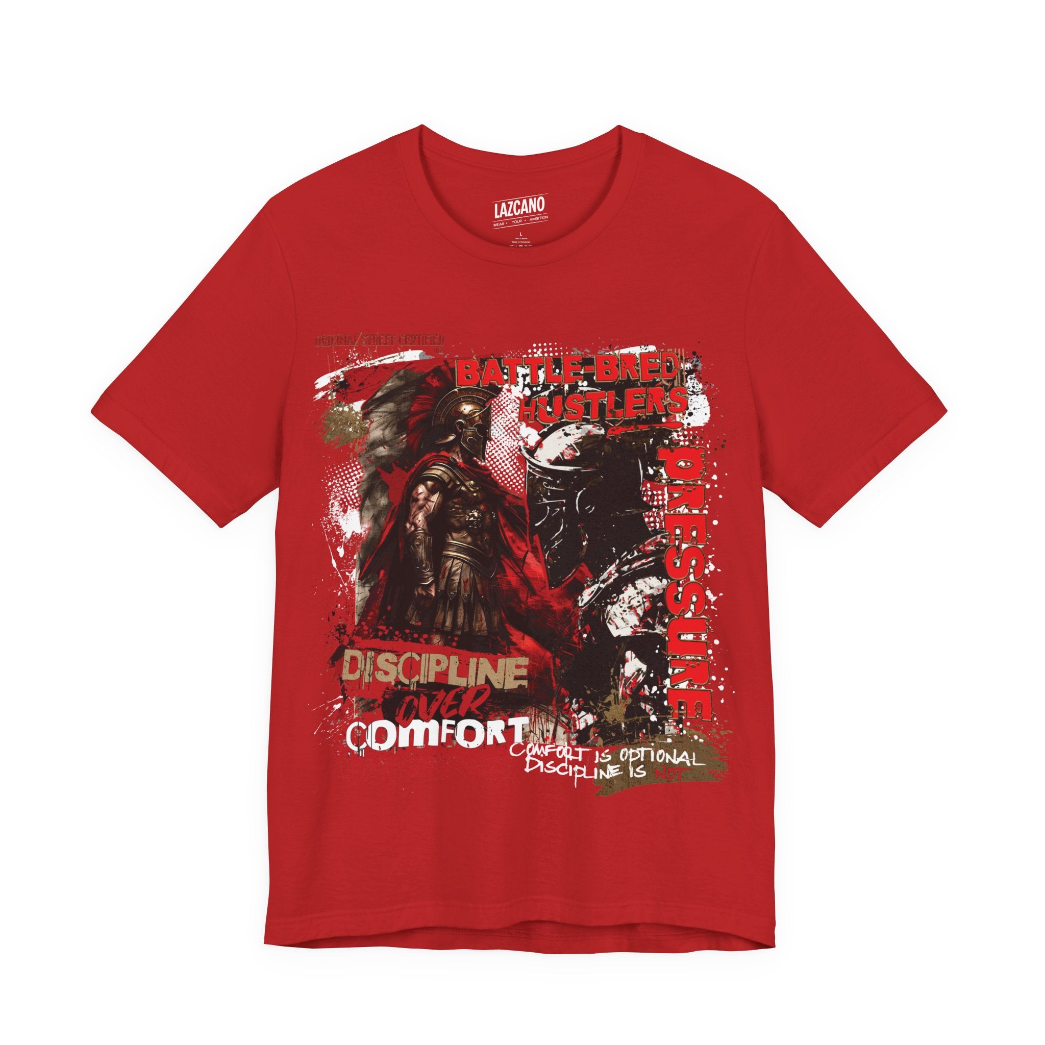 Hustleros "Discipline Over Comfort" Tee