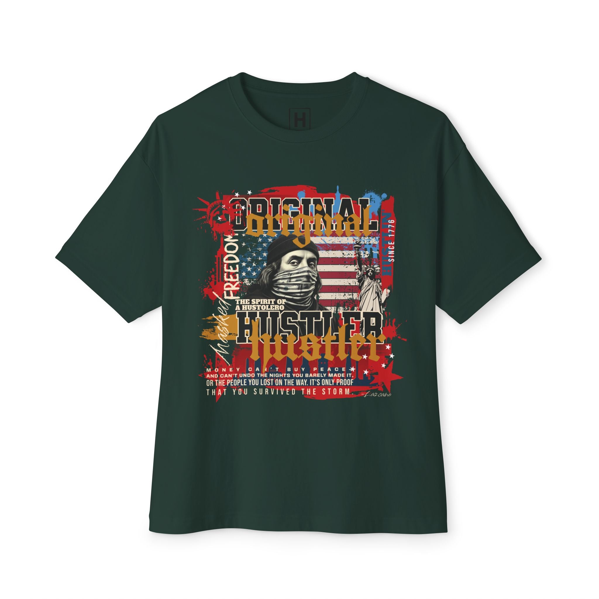 MASKED FREEDOM TEE — EVERY HUSTLER’S ORIGIN