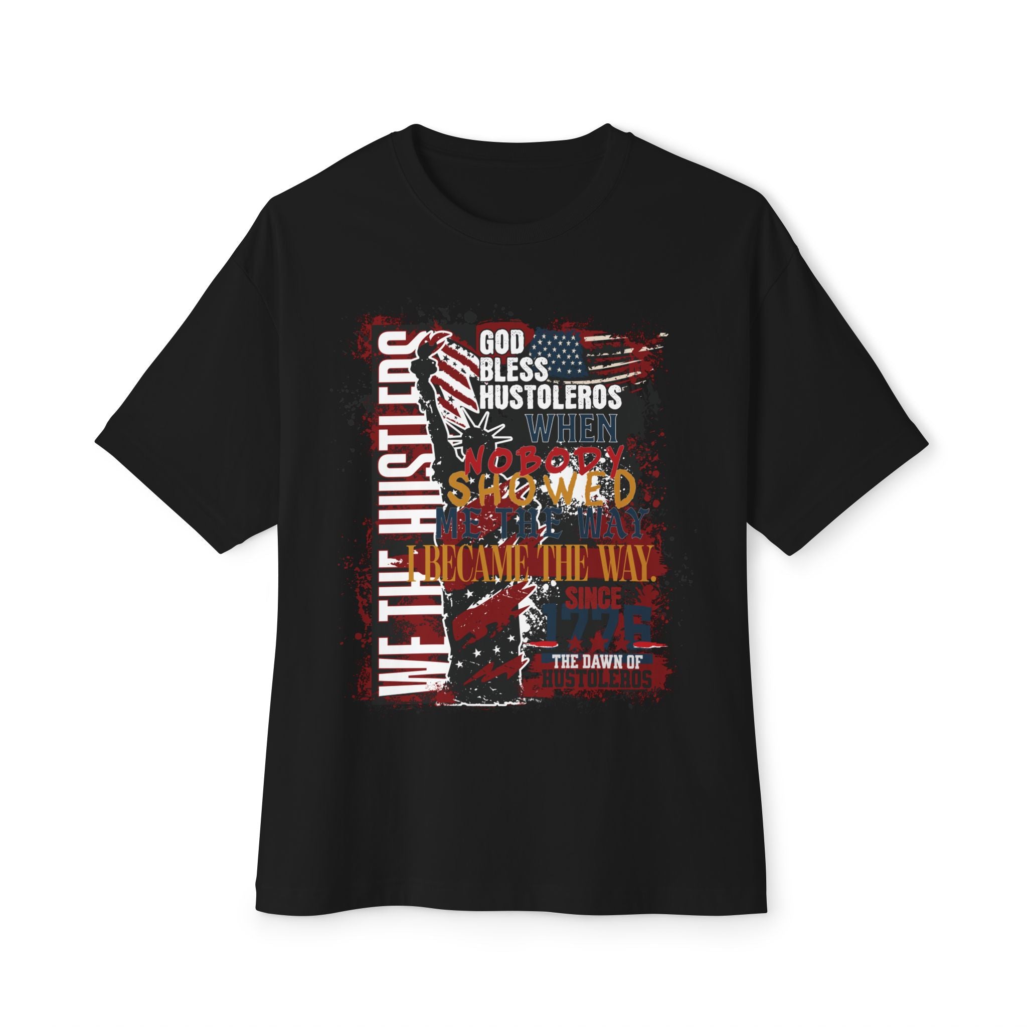 God Bless Hustlers – “We The Hustlers” Oversized Boxy Tee