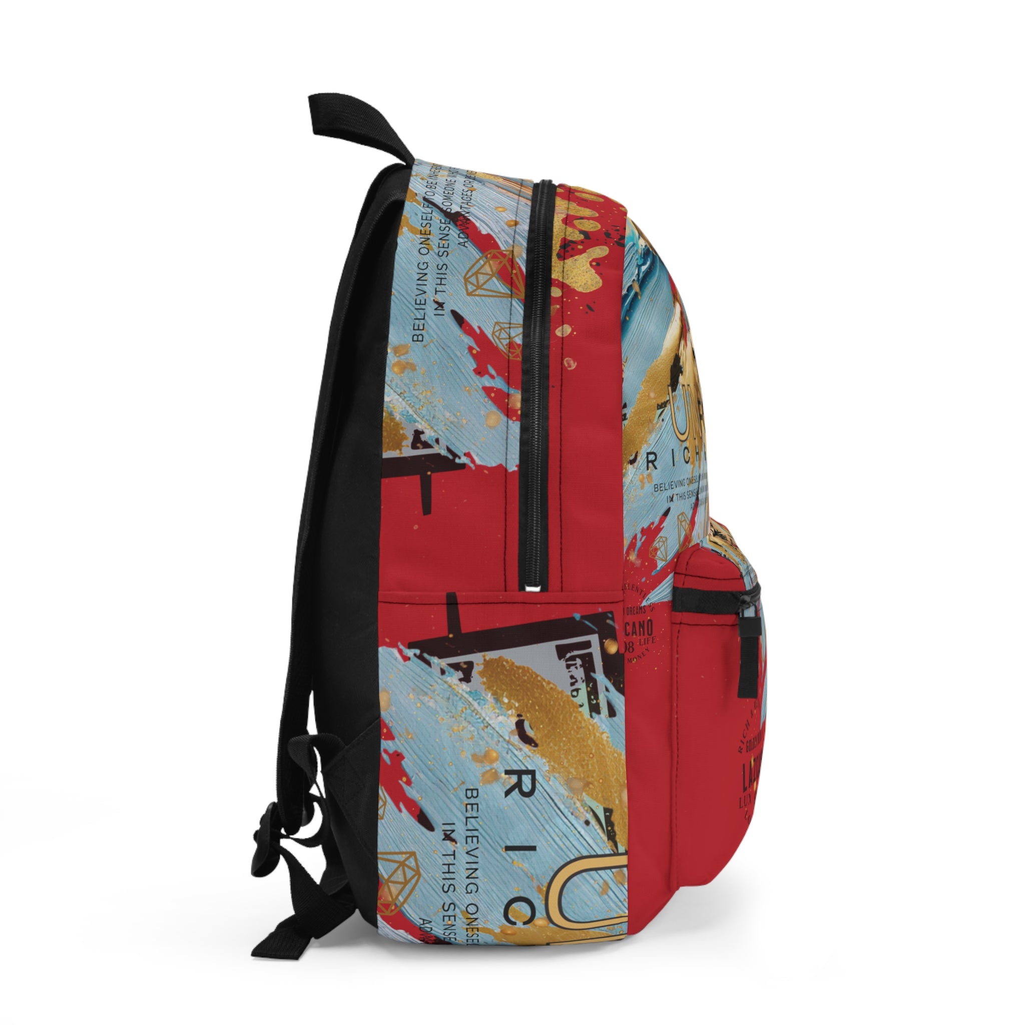 Entitled – Because I Earned It Backpack (Red)