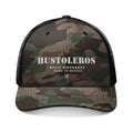Camouflage Trucker Hat — Embroidered "HUSTOLEROS" Camo Mesh Cap