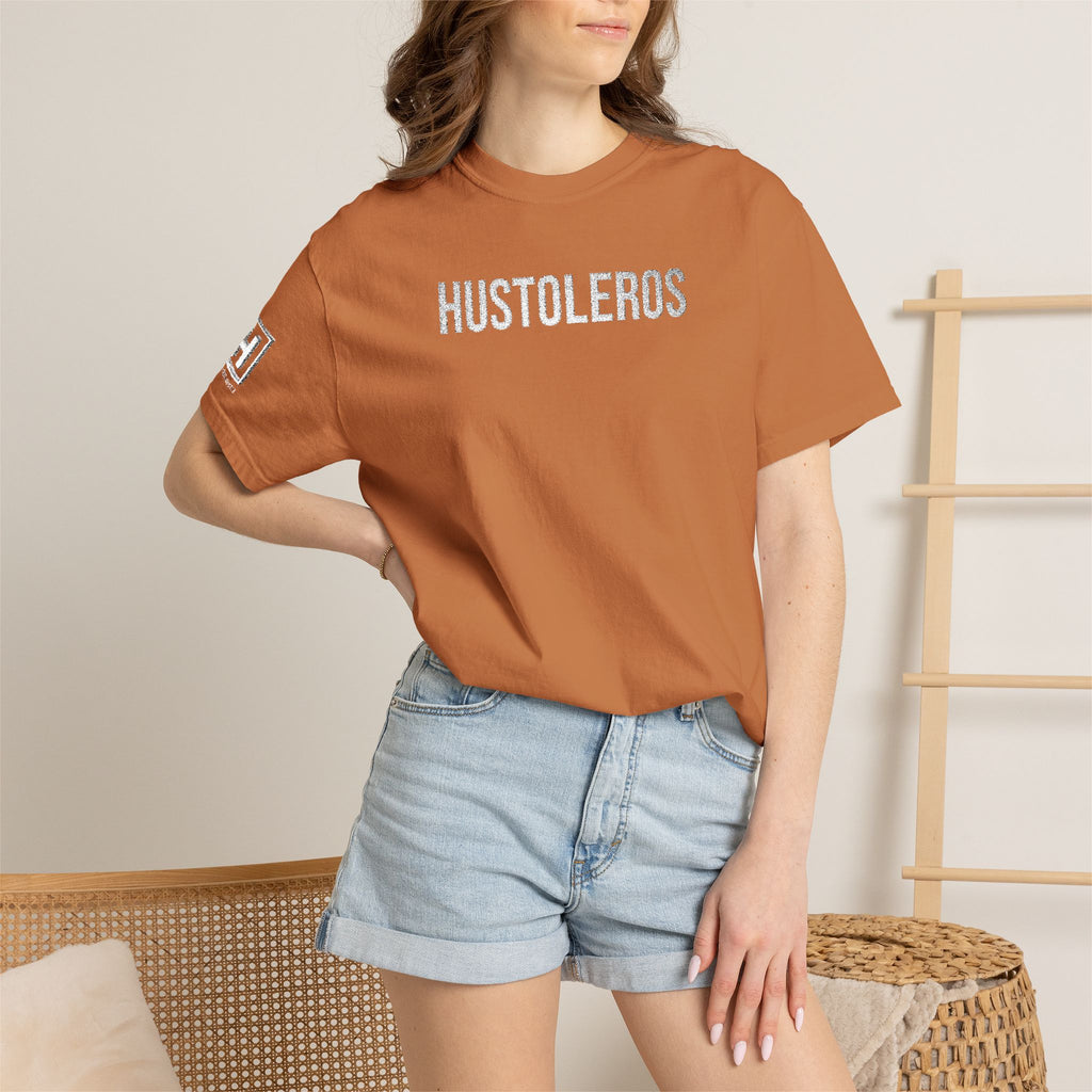 Hustleros Vintage Embroidery Tee