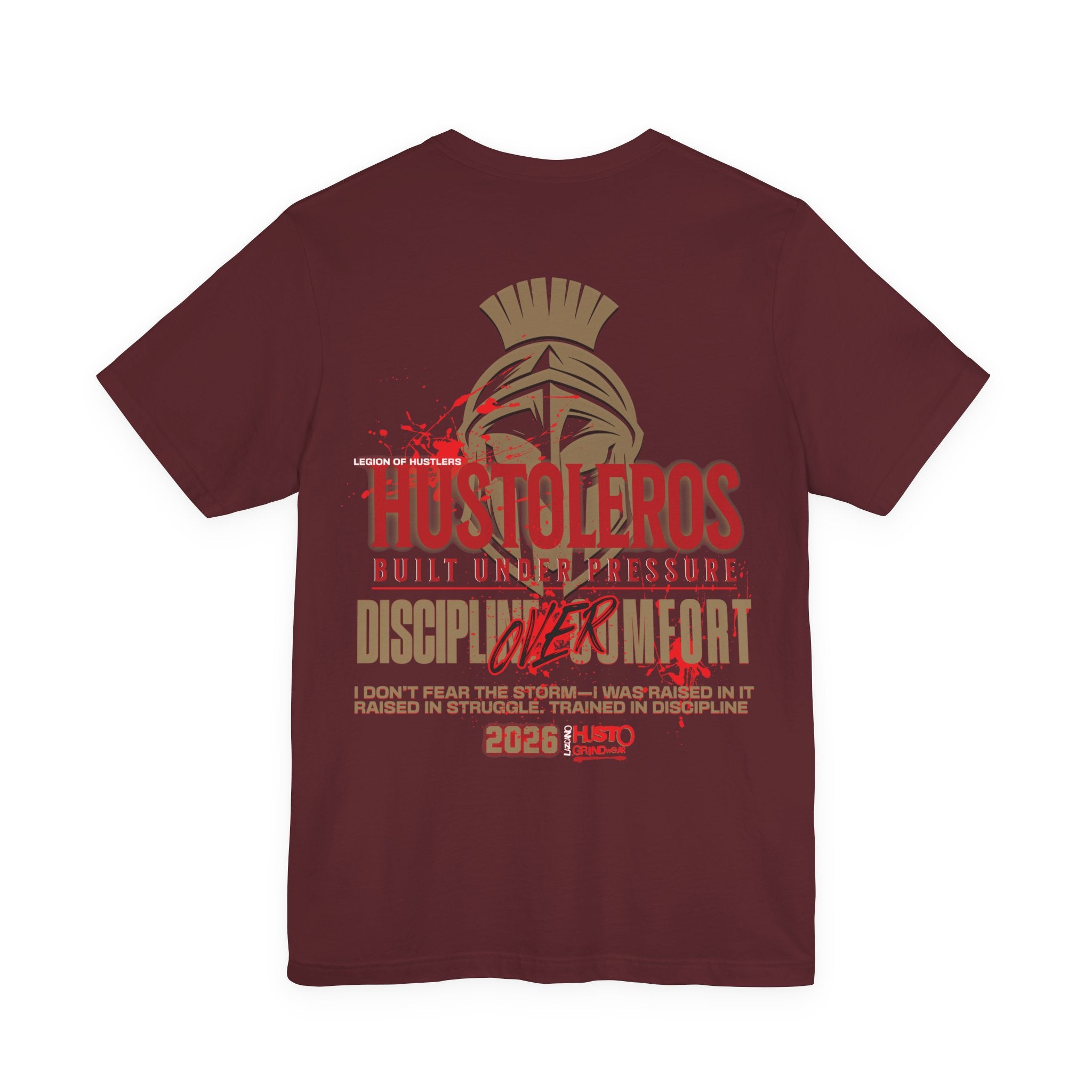 Hustleros "Discipline Over Comfort" Tee