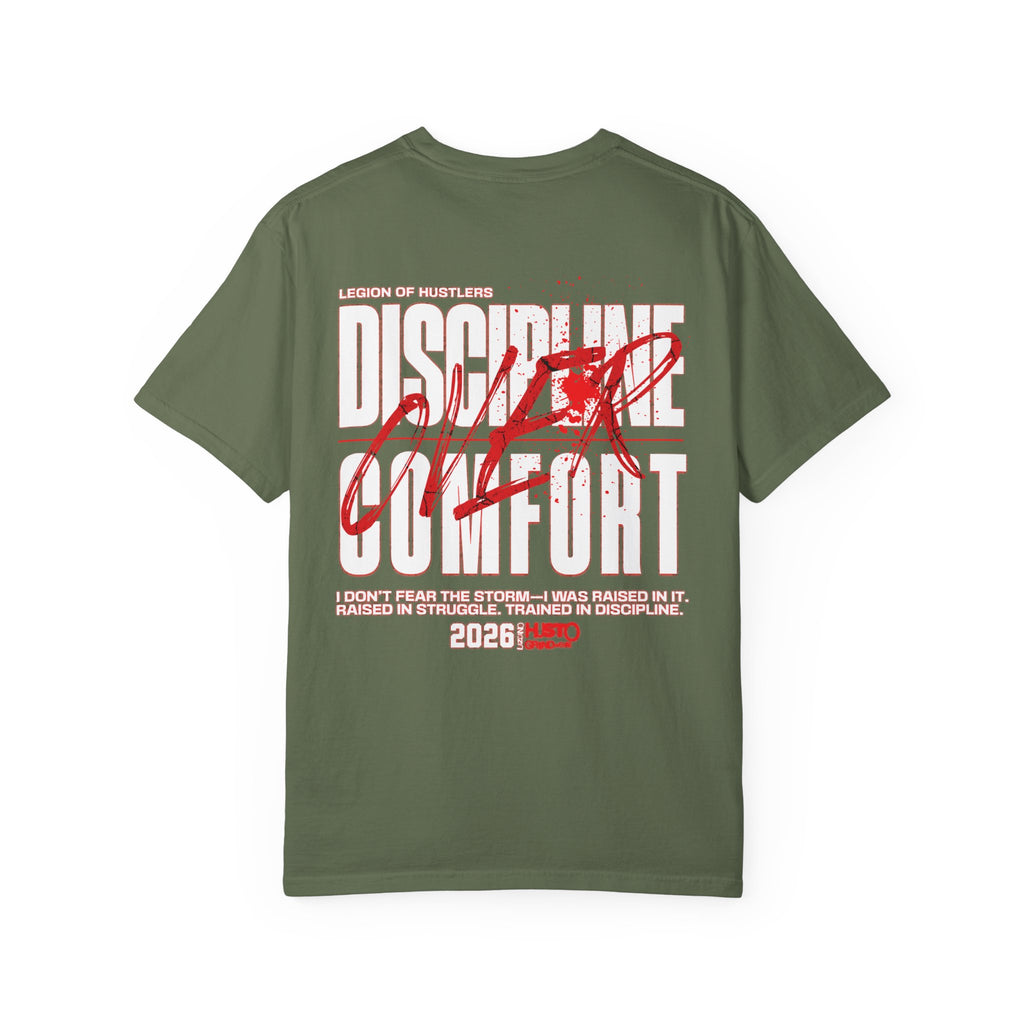 Discipline Over Comfort Tee: Relentless